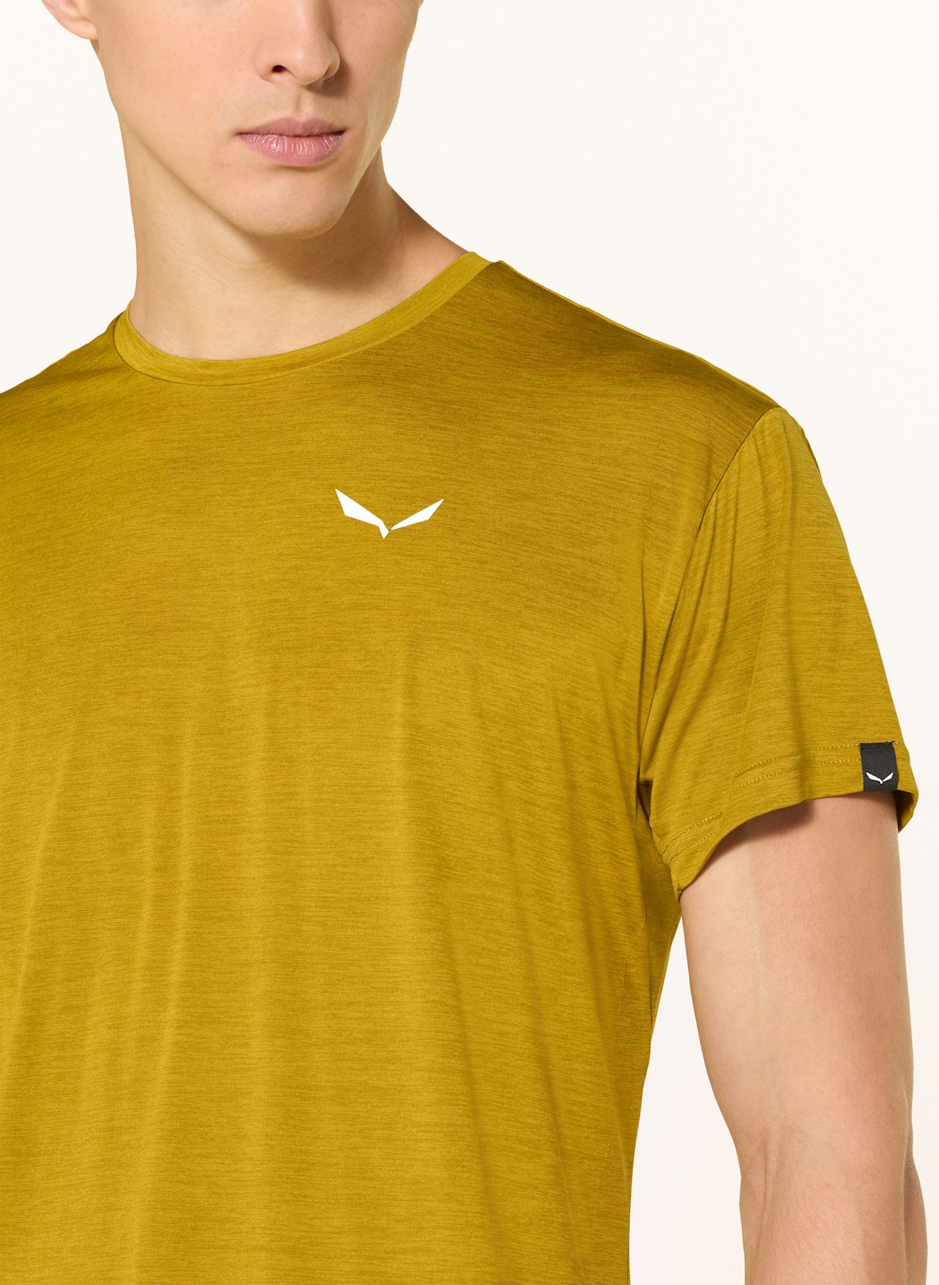 SALEWA T-shirt PUEZ MELANGE DRY'TON: OLIVE