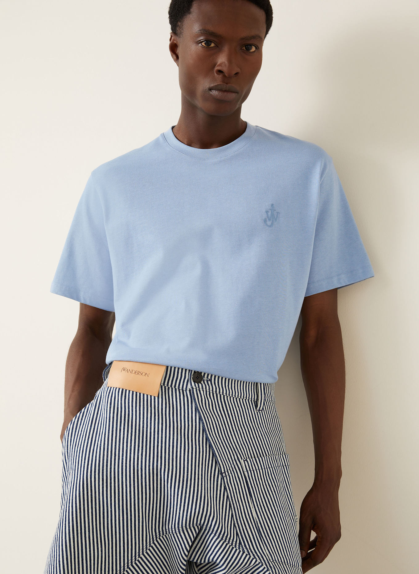 JW ANDERSON T-shirt: SZARONIEBIESKI