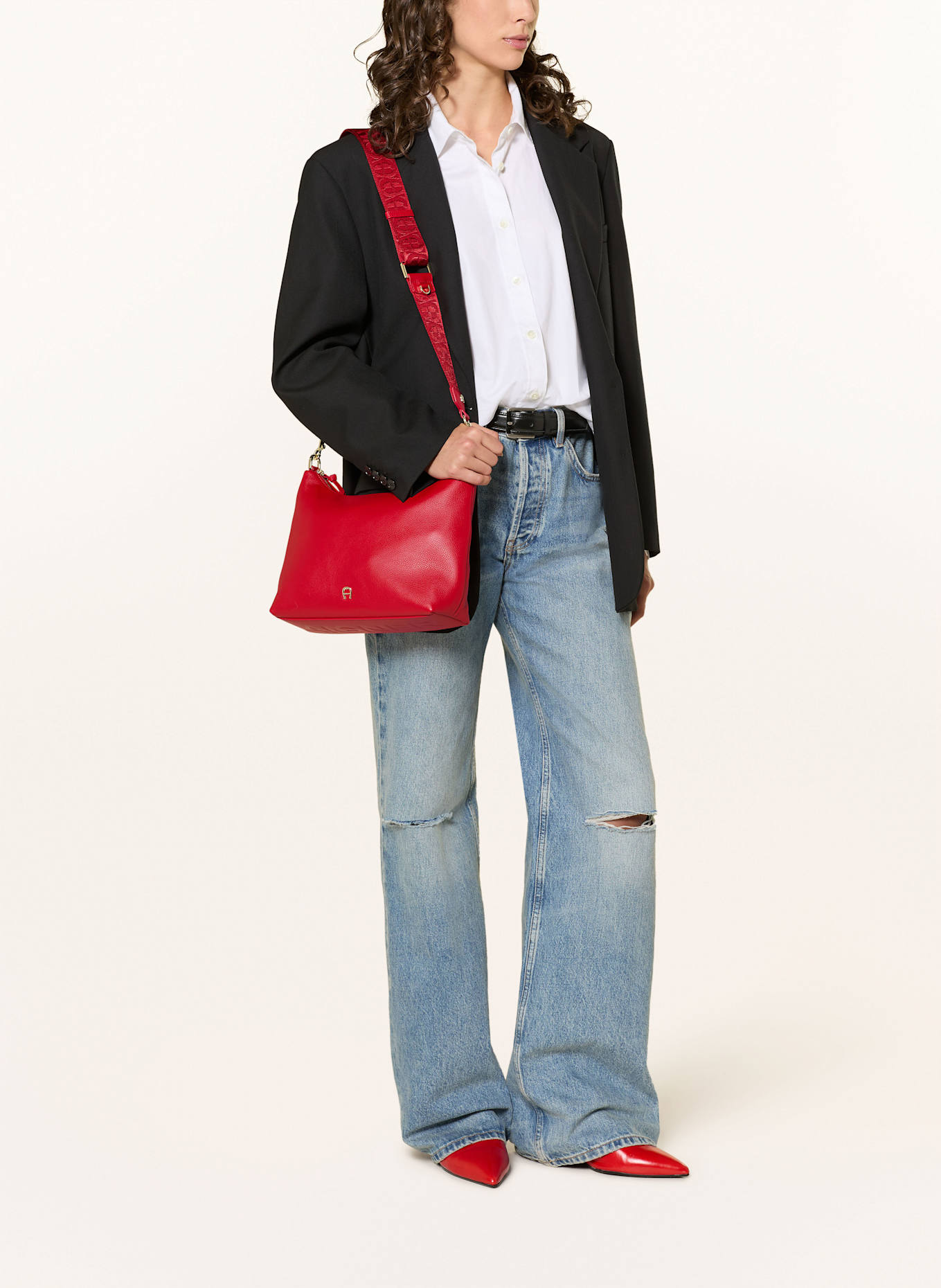 AIGNER Torba na ramię: CZERWONY