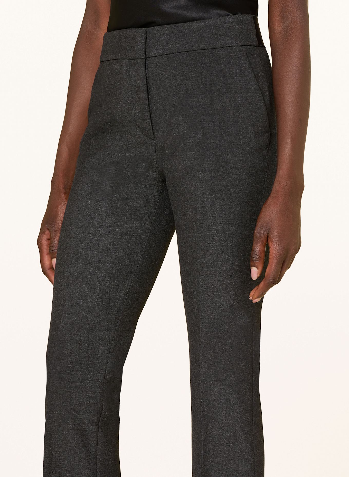 PESERICO Marlenehose: DUNKELGRAU