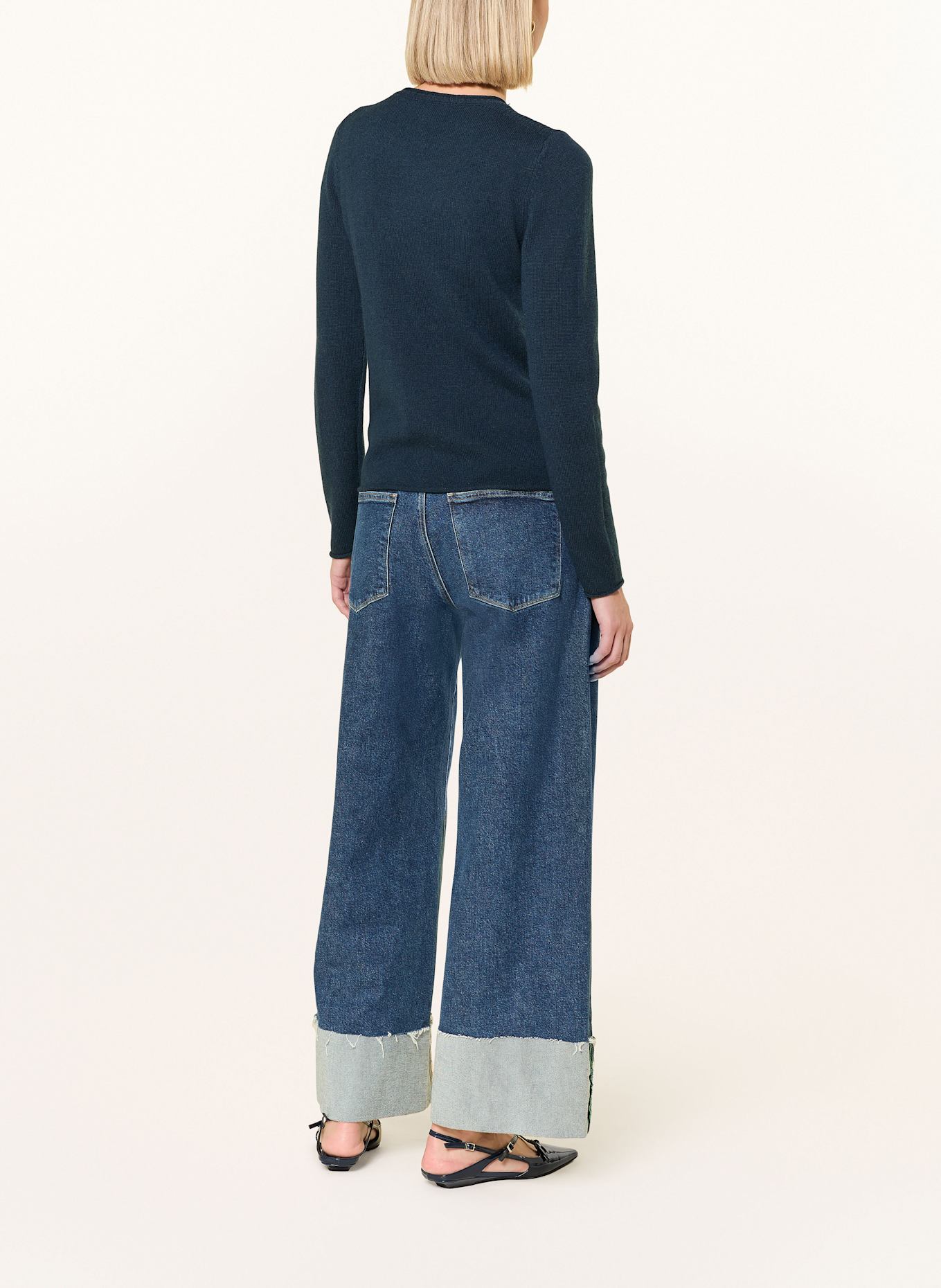 TOMMY HILFIGER Pullover: DUNKELBLAU