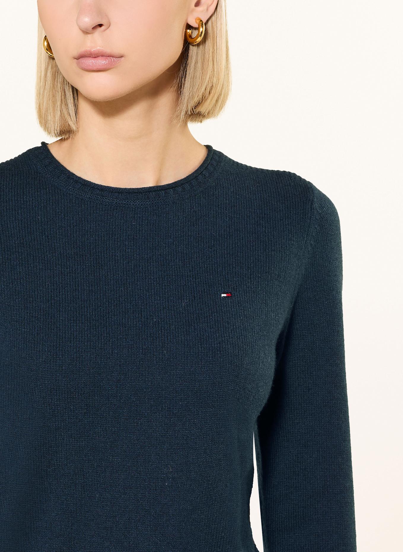 TOMMY HILFIGER Pullover: DUNKELBLAU