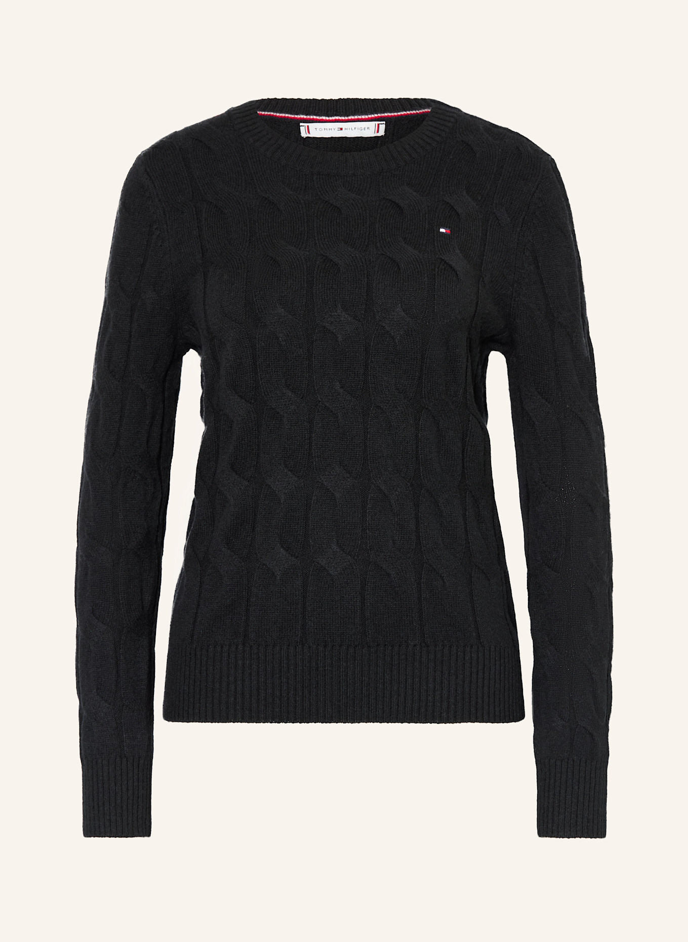 TOMMY HILFIGER Pullover: DUNKELBLAU