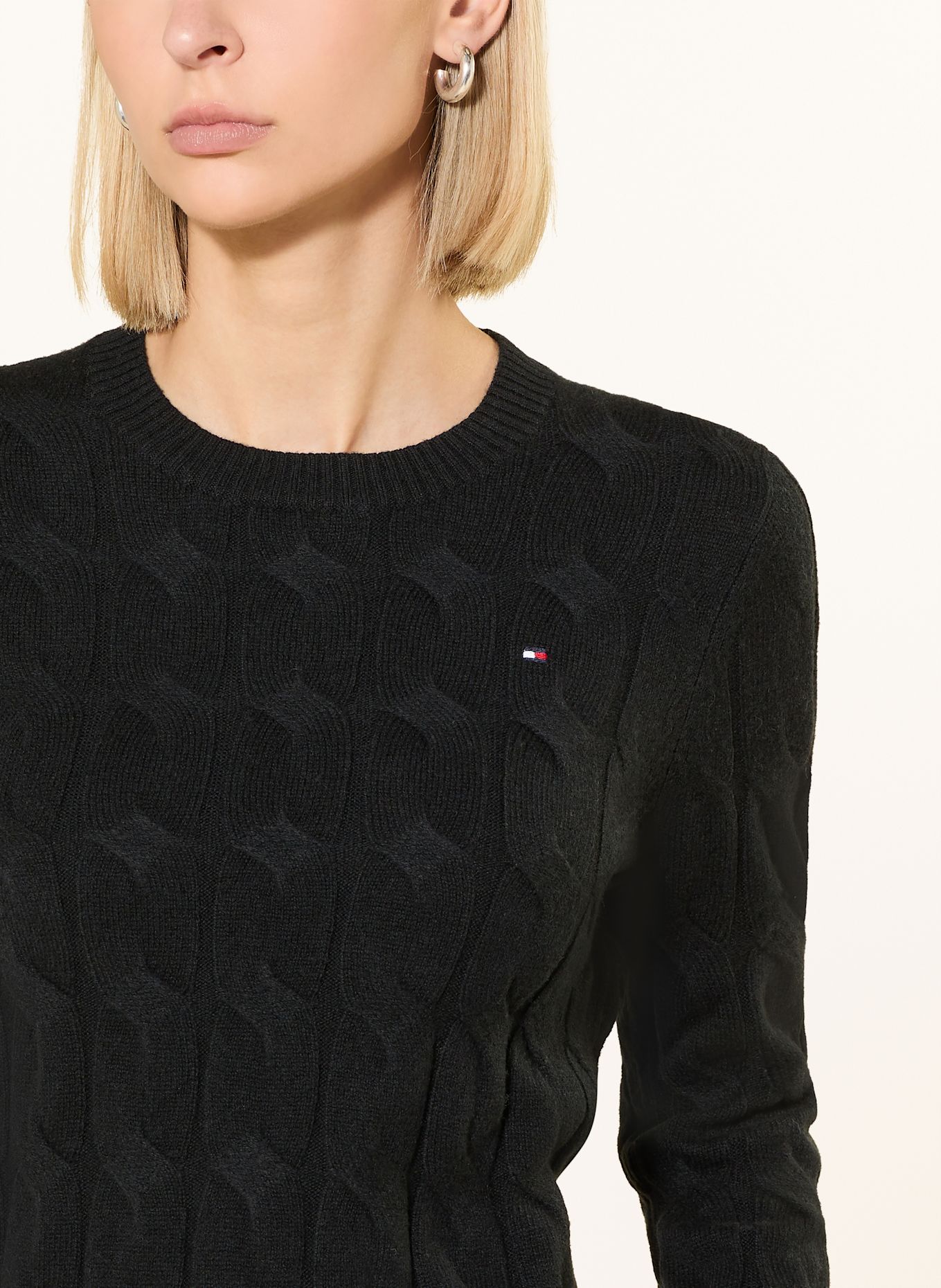 TOMMY HILFIGER Pullover: DUNKELBLAU