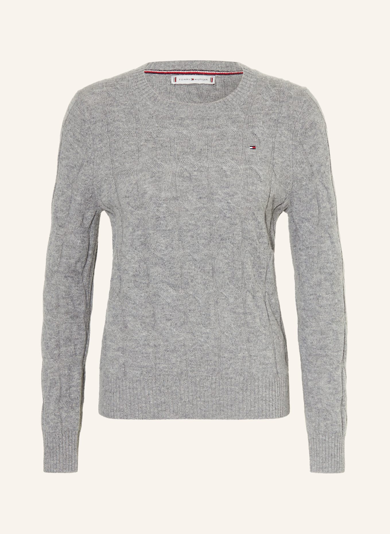 TOMMY HILFIGER Pullover: GRAU