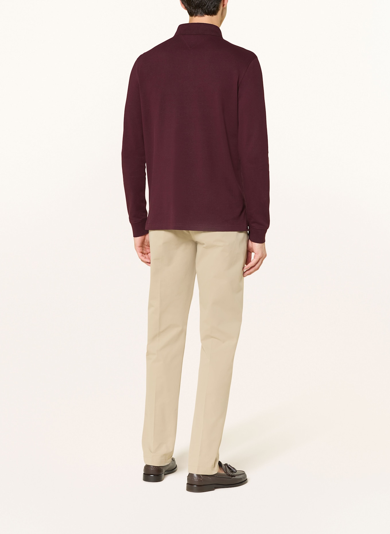 TOMMY HILFIGER Piqué-Poloshirt Regular Fit: DUNKELROT