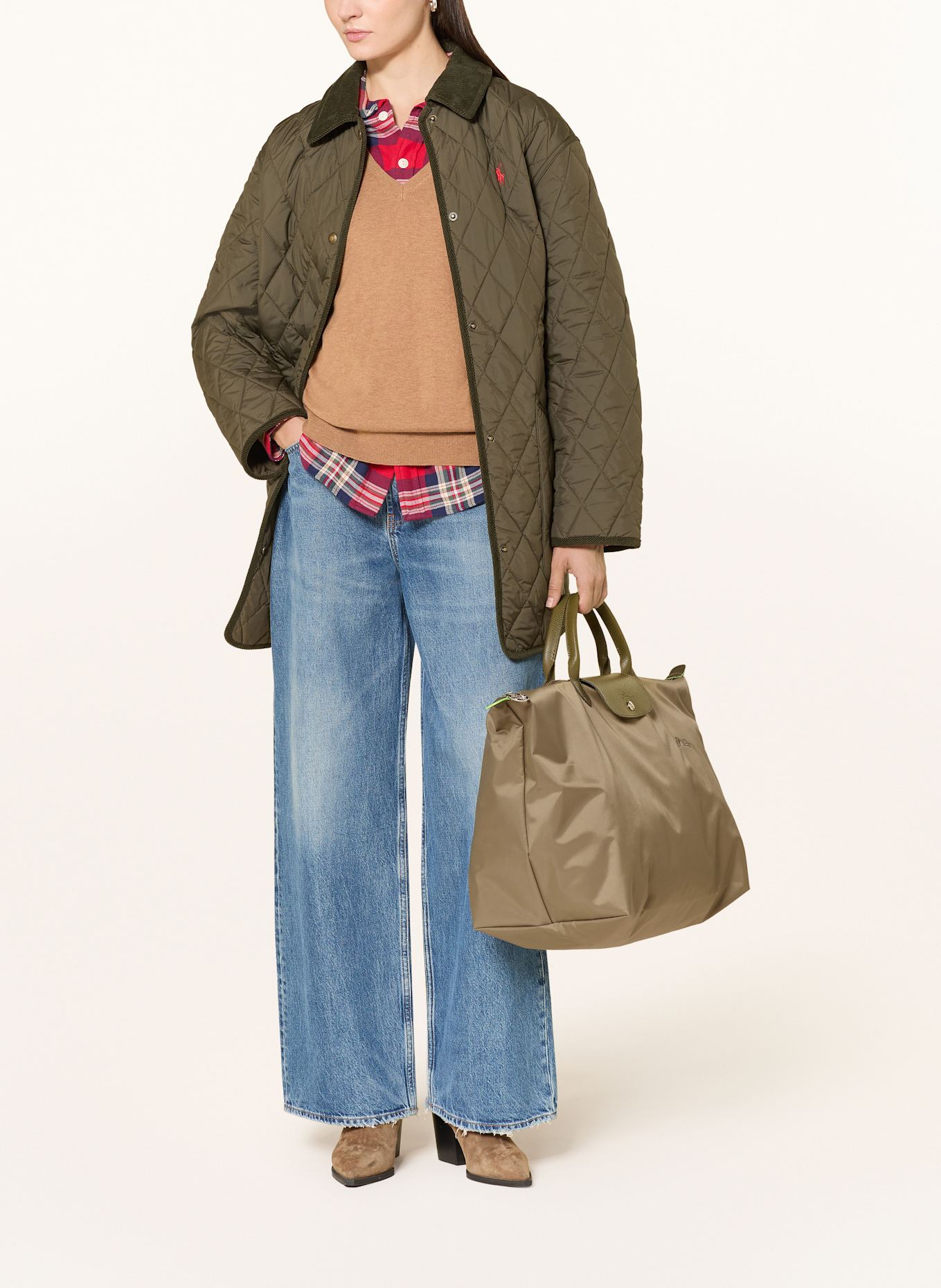 LONGCHAMP Reisetasche LE PLIAGE LARGE: KHAKI