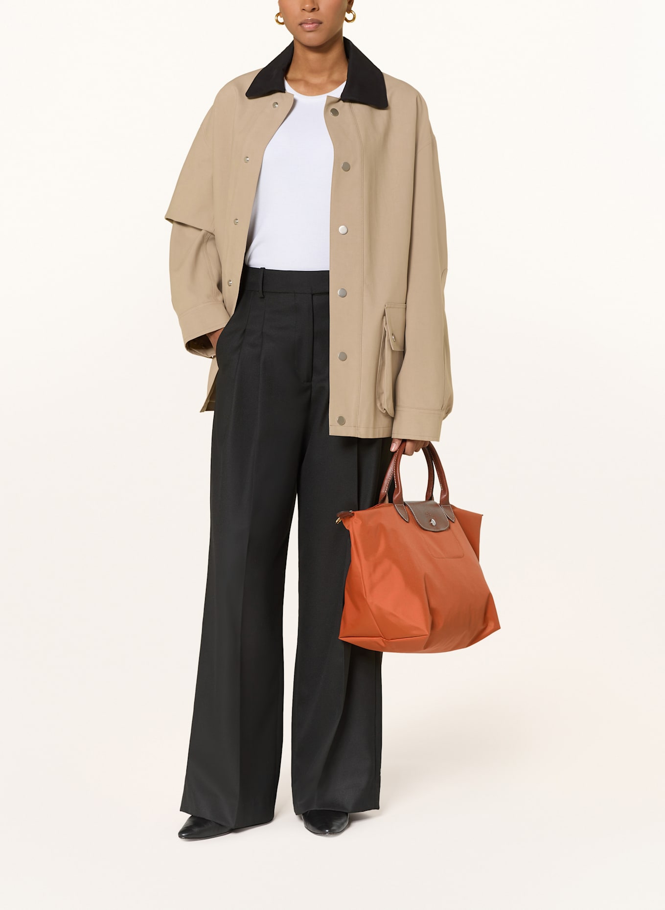 LONGCHAMP Handtasche LE PLIAGE M: DUNKELORANGE