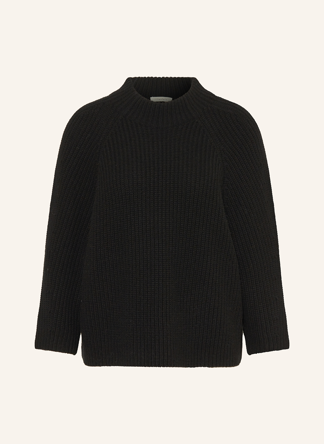 lilienfels Pullover mit Cashmere: SCHWARZ