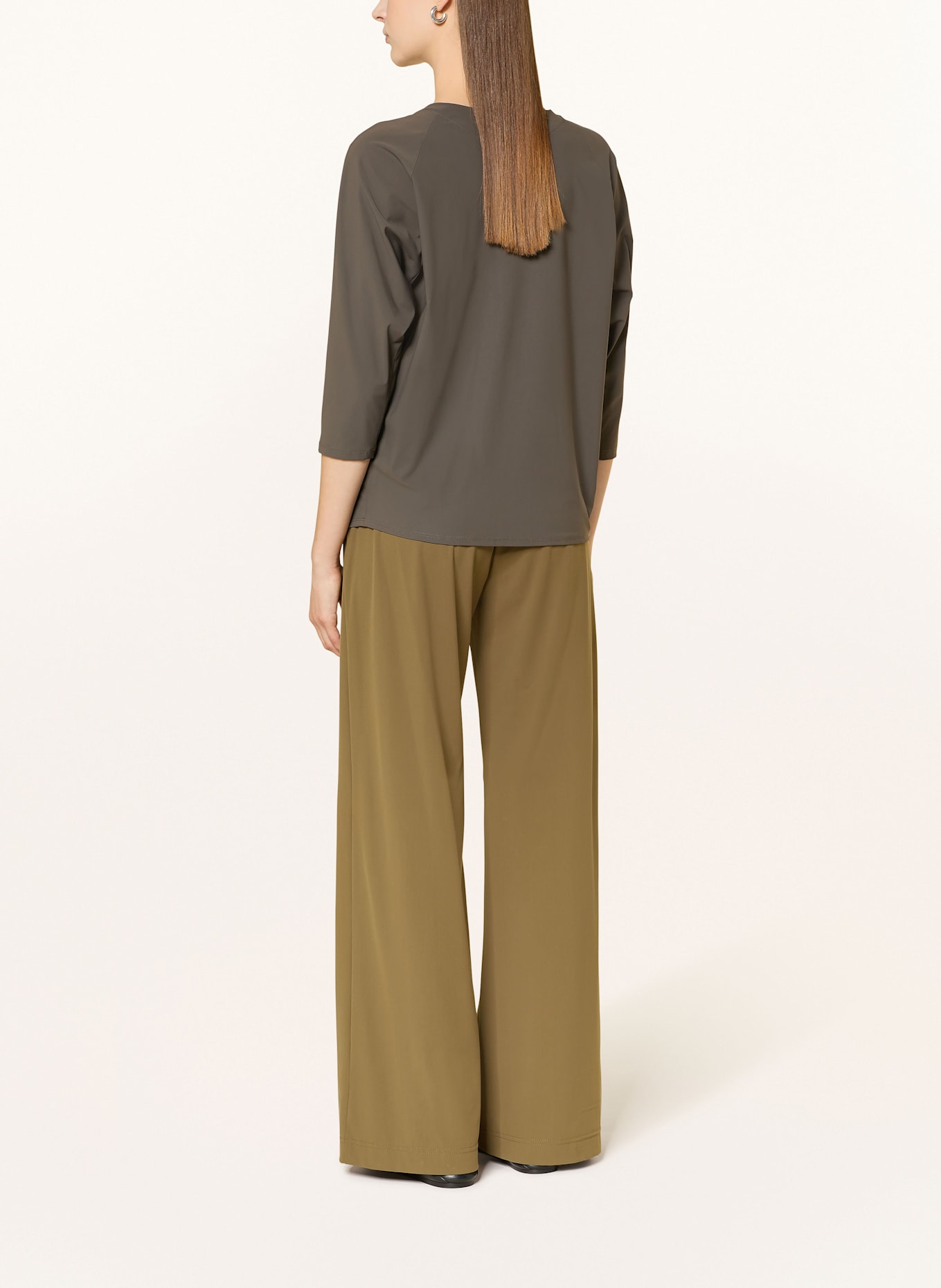 RAFFAELLO ROSSI Shirt GRAZIA mit 3/4-Arm: KHAKI