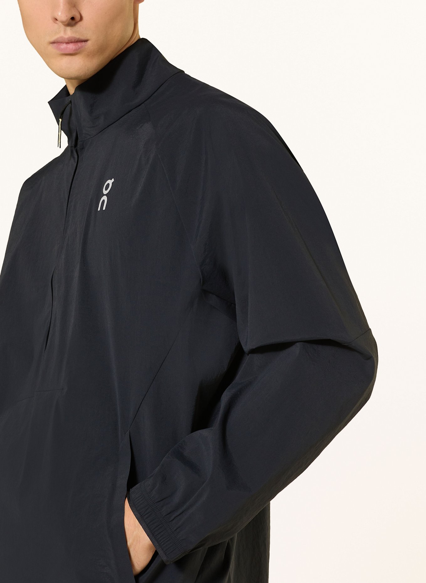 On Kurtka ALL DAY 1/2 ZIP: CZARNY