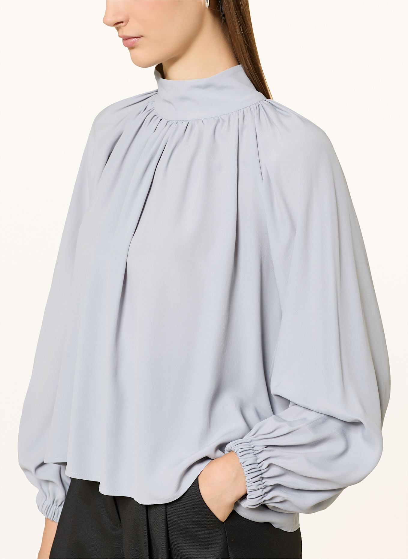 DRYKORN Blusenshirt DUMONDA: BLAUGRAU