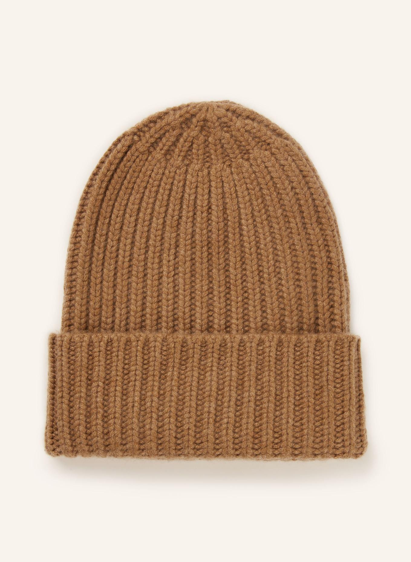 HURRAY Cashmere-Mütze: BRAUN