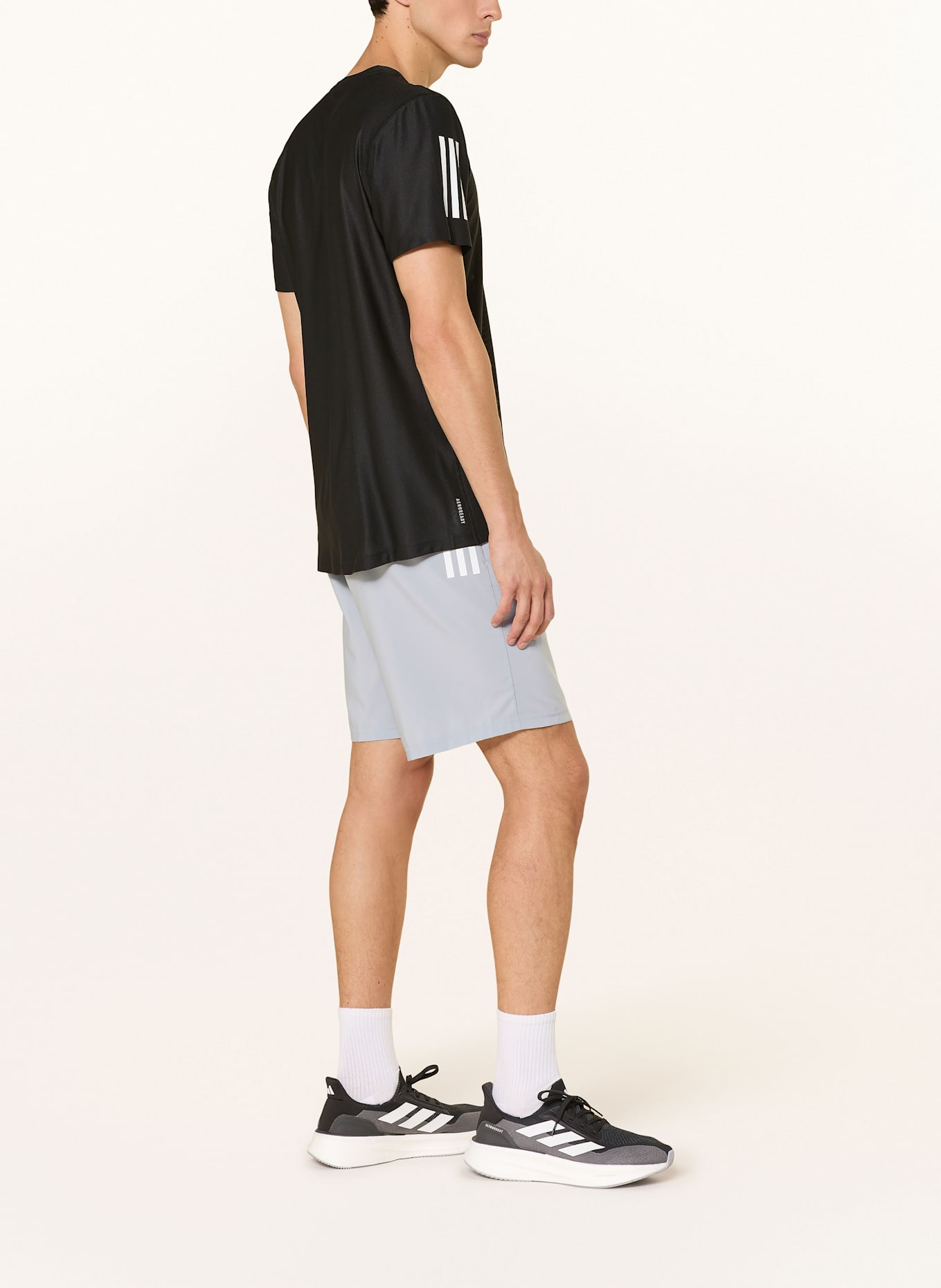 adidas Szorty do biegania 2 w 1 OWN THE RUN: SZARONIEBIESKI