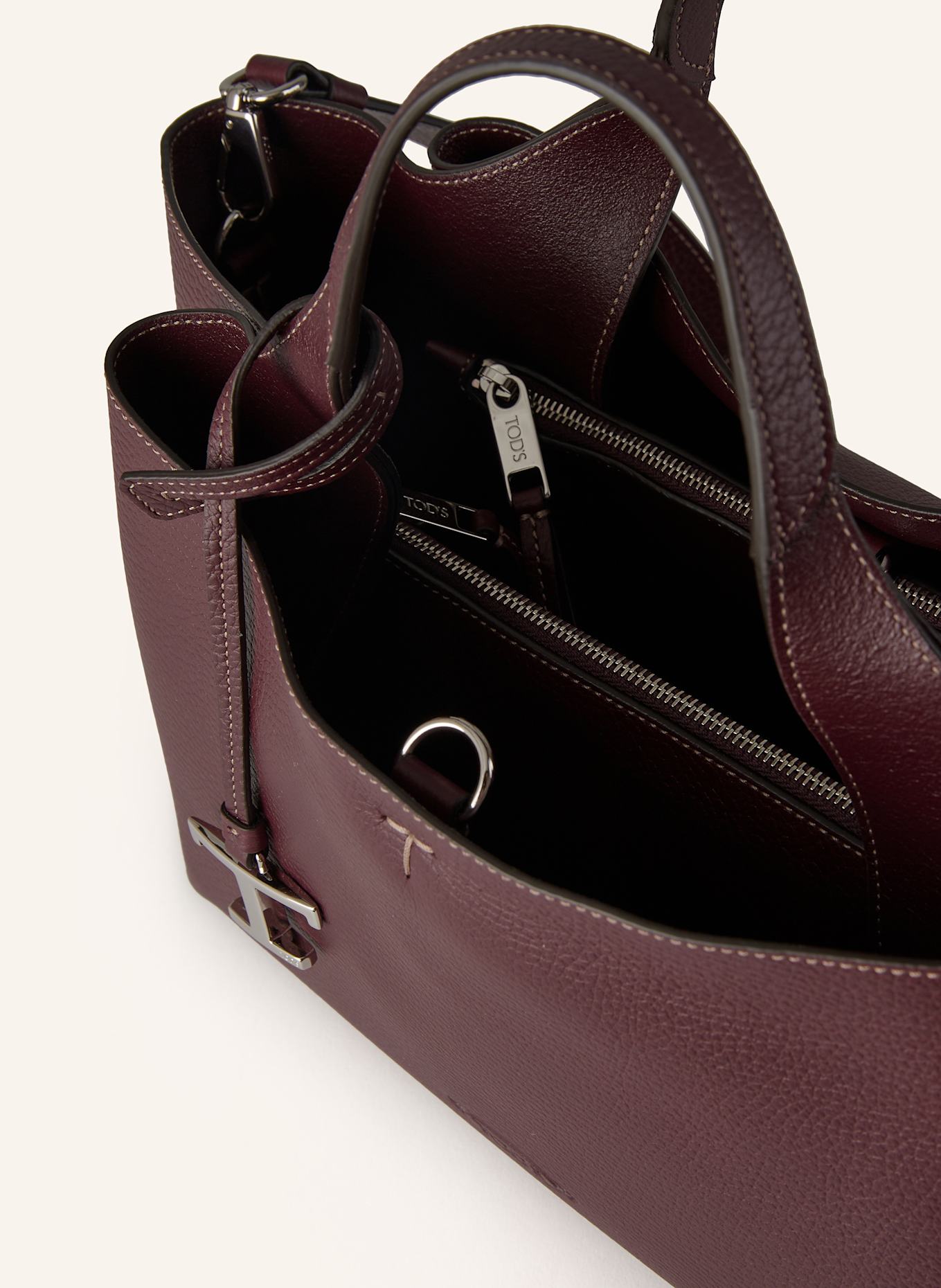 TOD'S Handtasche MINI: DUNKELROT