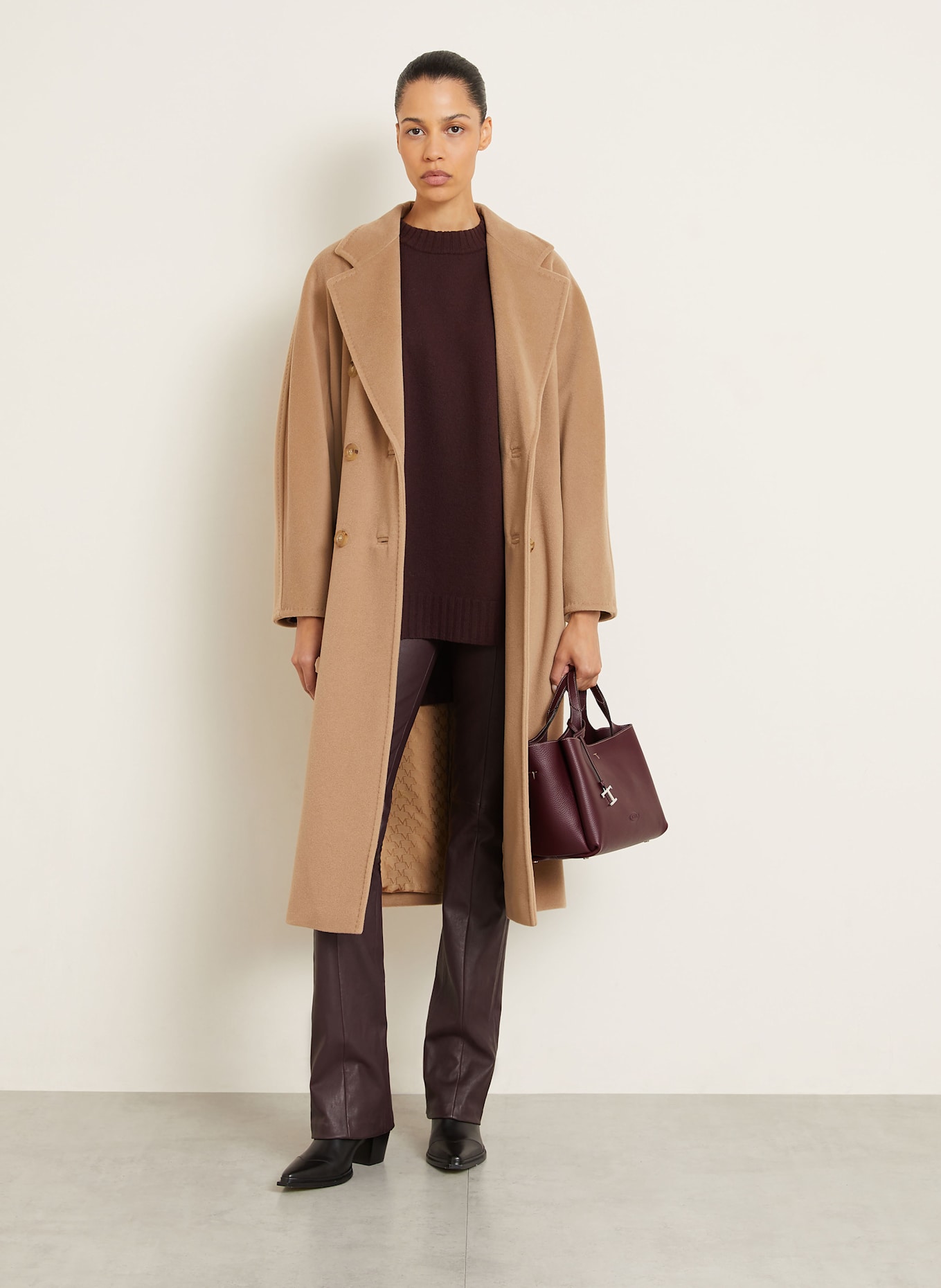 TOD'S Handtasche MINI: DUNKELROT