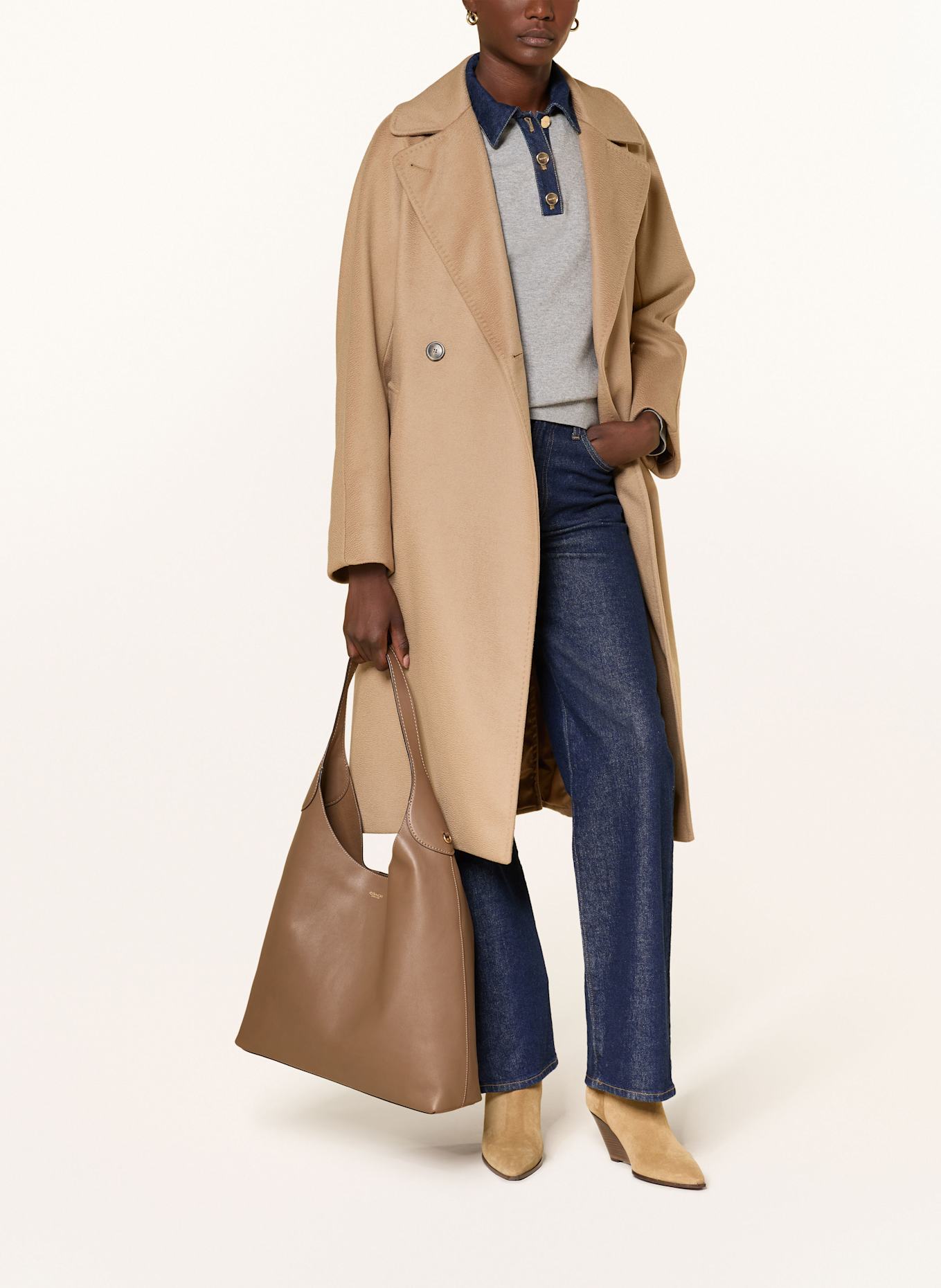 COACH Beuteltasche BROOKLYN: BEIGE / BRAUN