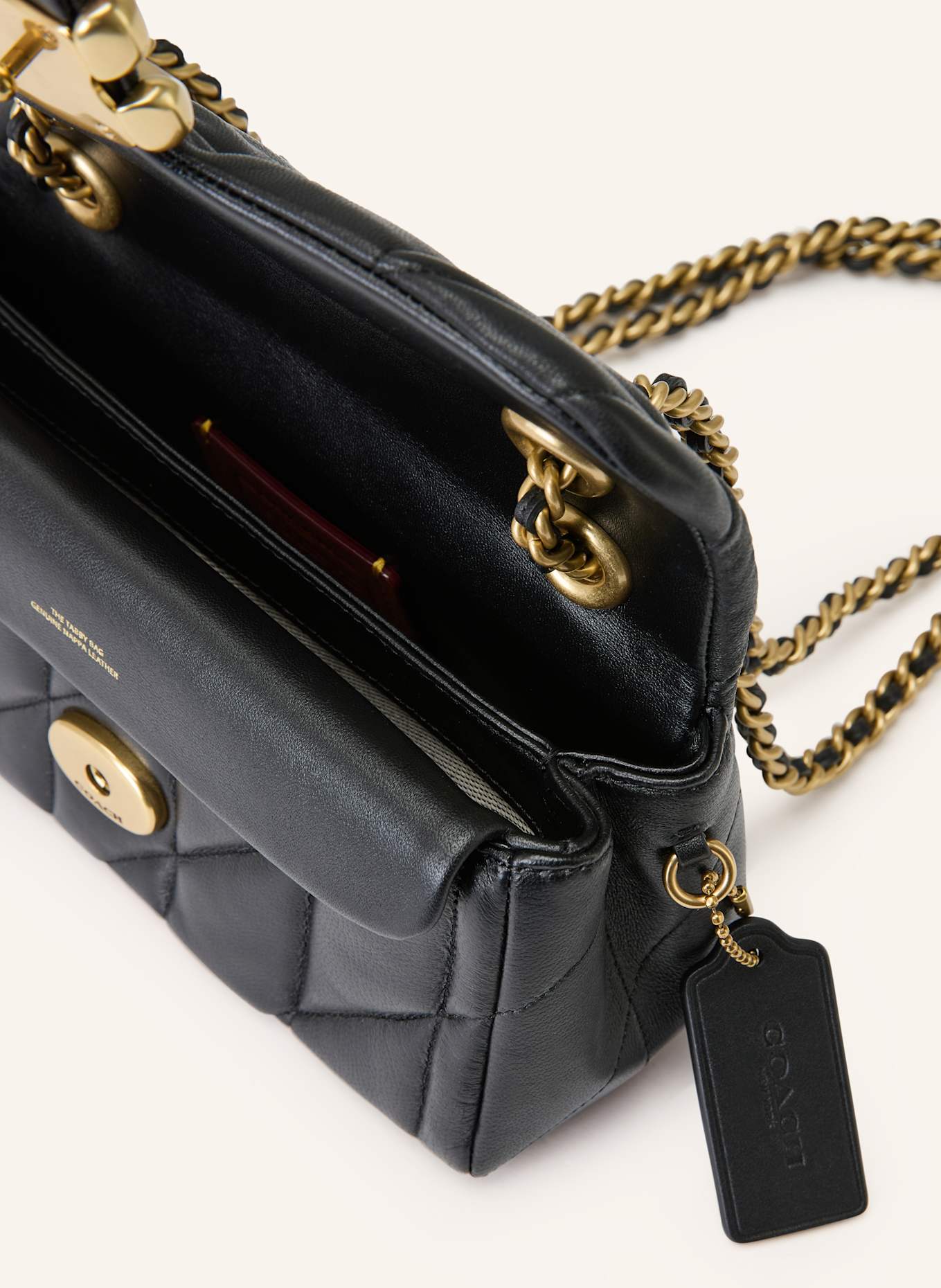 COACH Umhängetasche TABBY 20: SCHWARZ