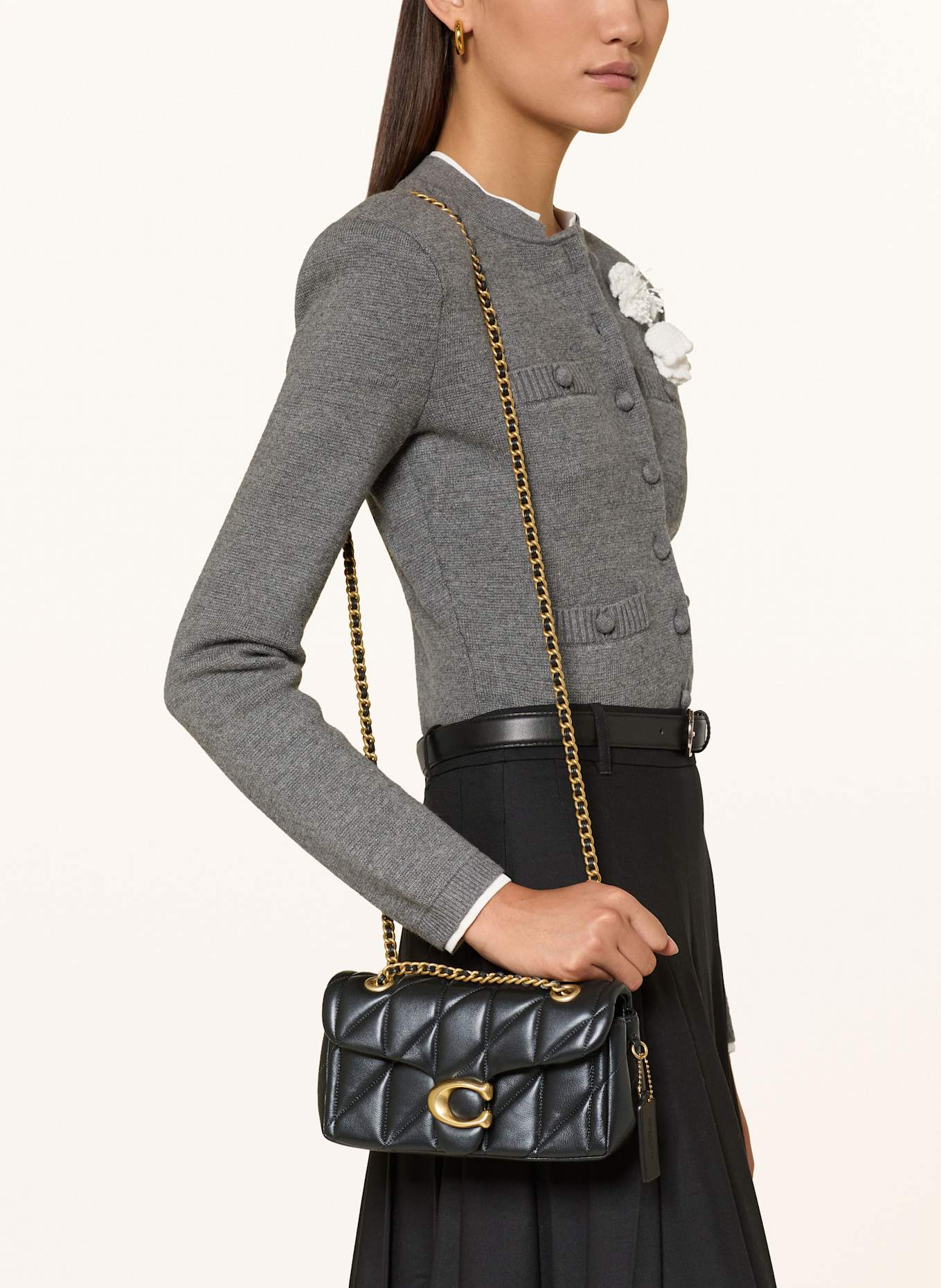 COACH Umhängetasche TABBY 20: SCHWARZ