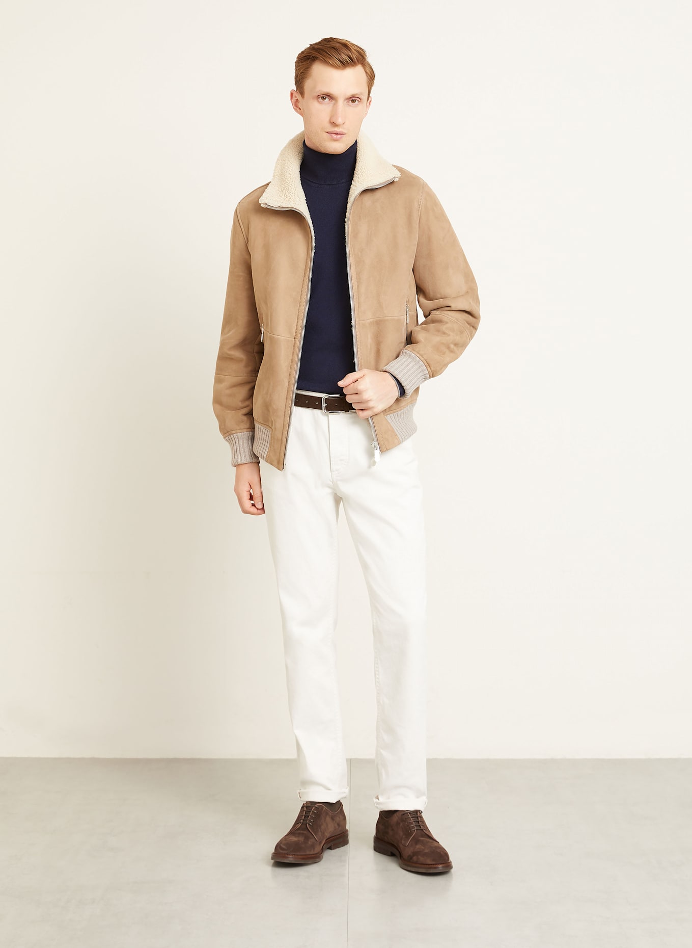 BRUNELLO CUCINELLI Cashmere-Pullover: DUNKELBLAU