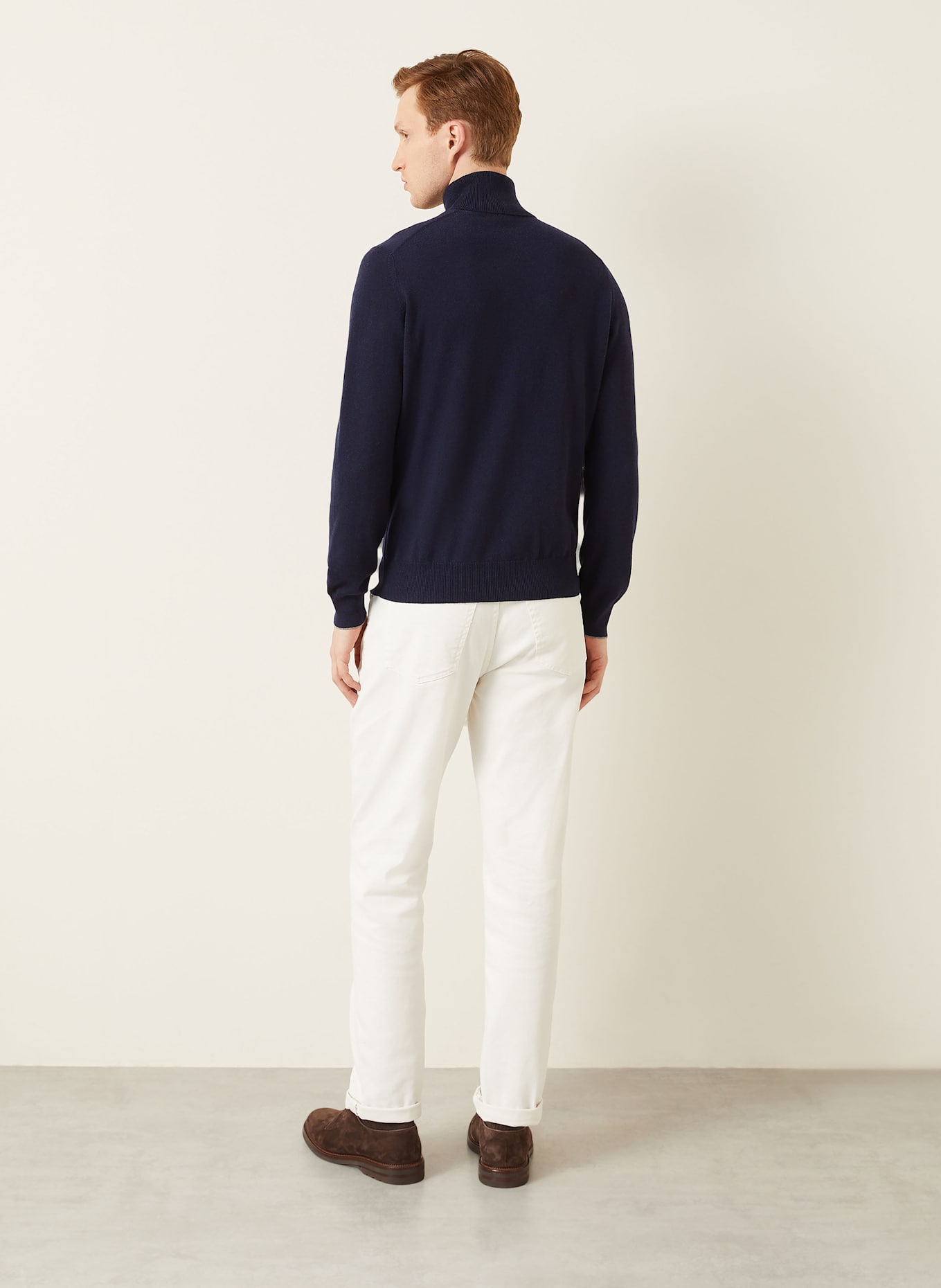 BRUNELLO CUCINELLI Cashmere-Pullover: DUNKELBLAU