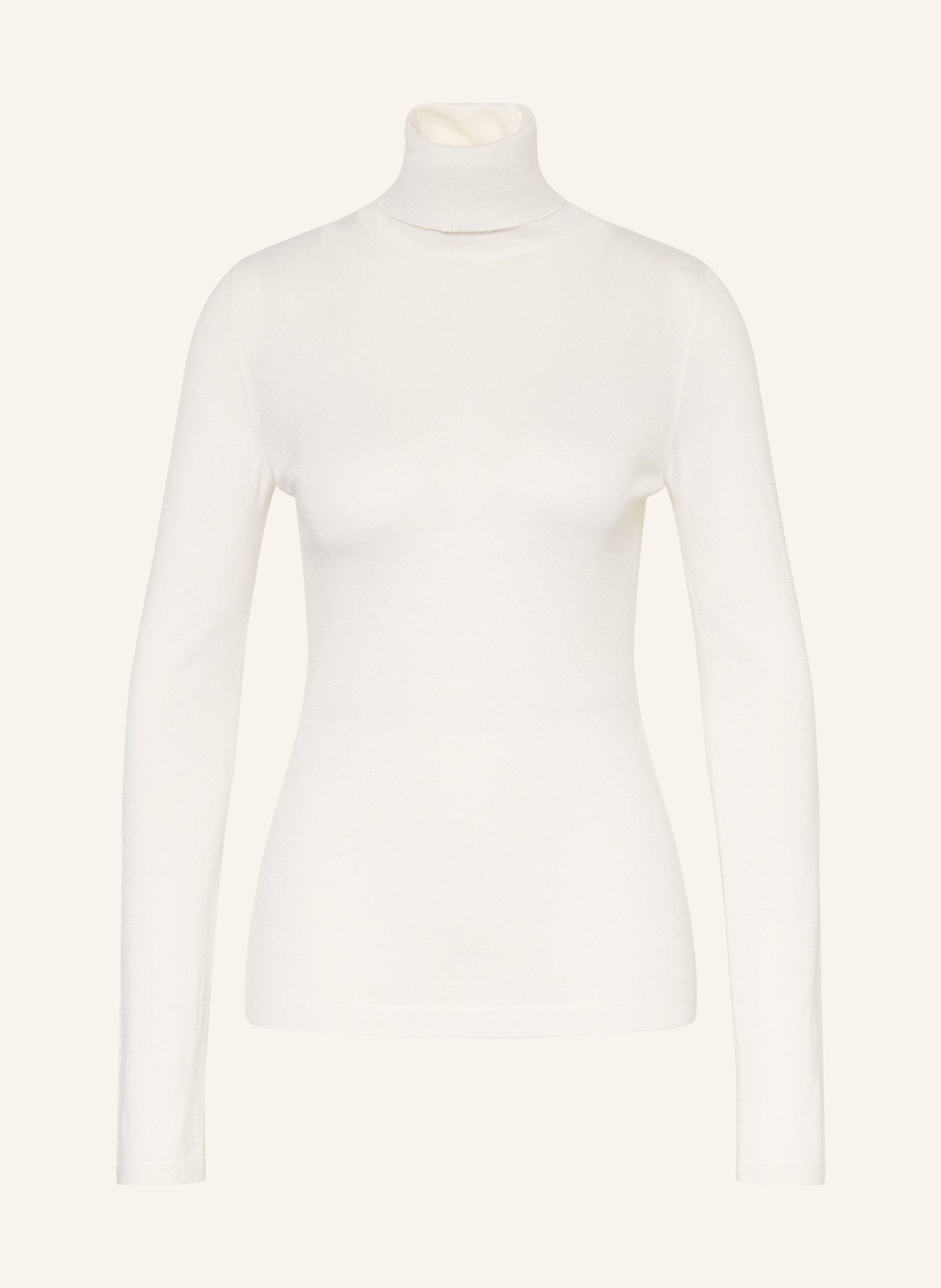 BRUNELLO CUCINELLI Cashmere-Pullover mit Seide: ECRU