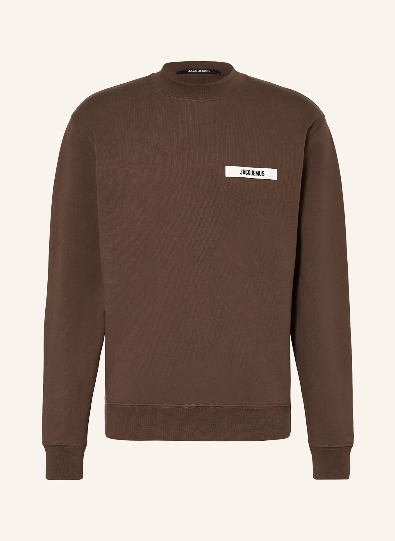 JACQUEMUS Sweatshirt LE SWEATSHIRT GROS GRAIN: BRAUN