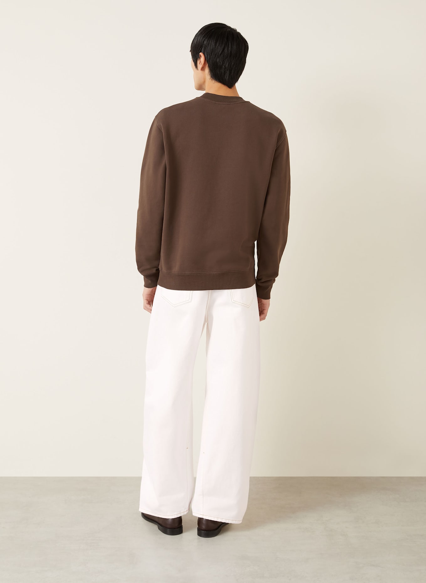 JACQUEMUS Sweatshirt LE SWEATSHIRT GROS GRAIN: BRAUN