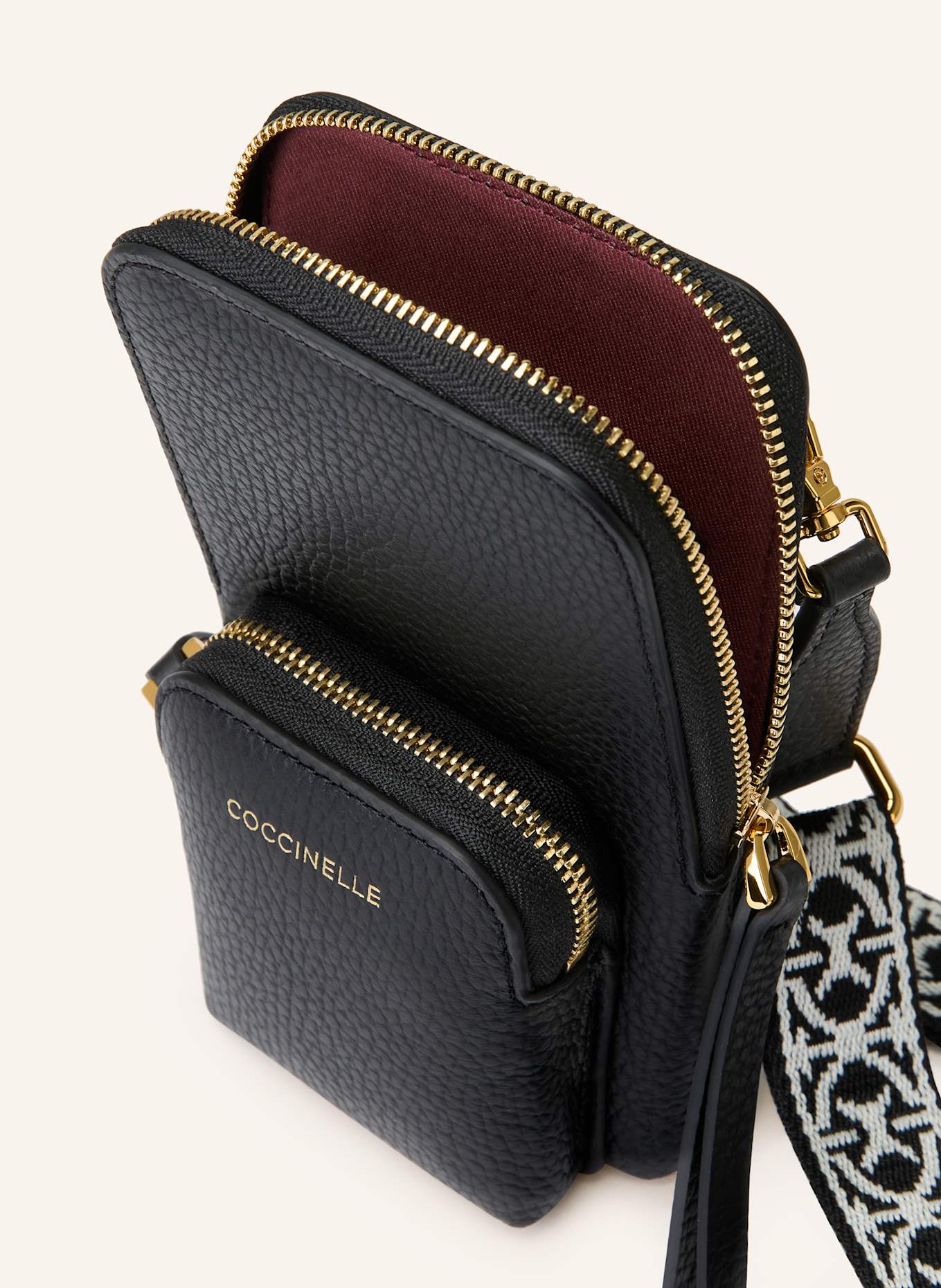 COCCINELLE Smartphone-Tasche PIXIE: SCHWARZ