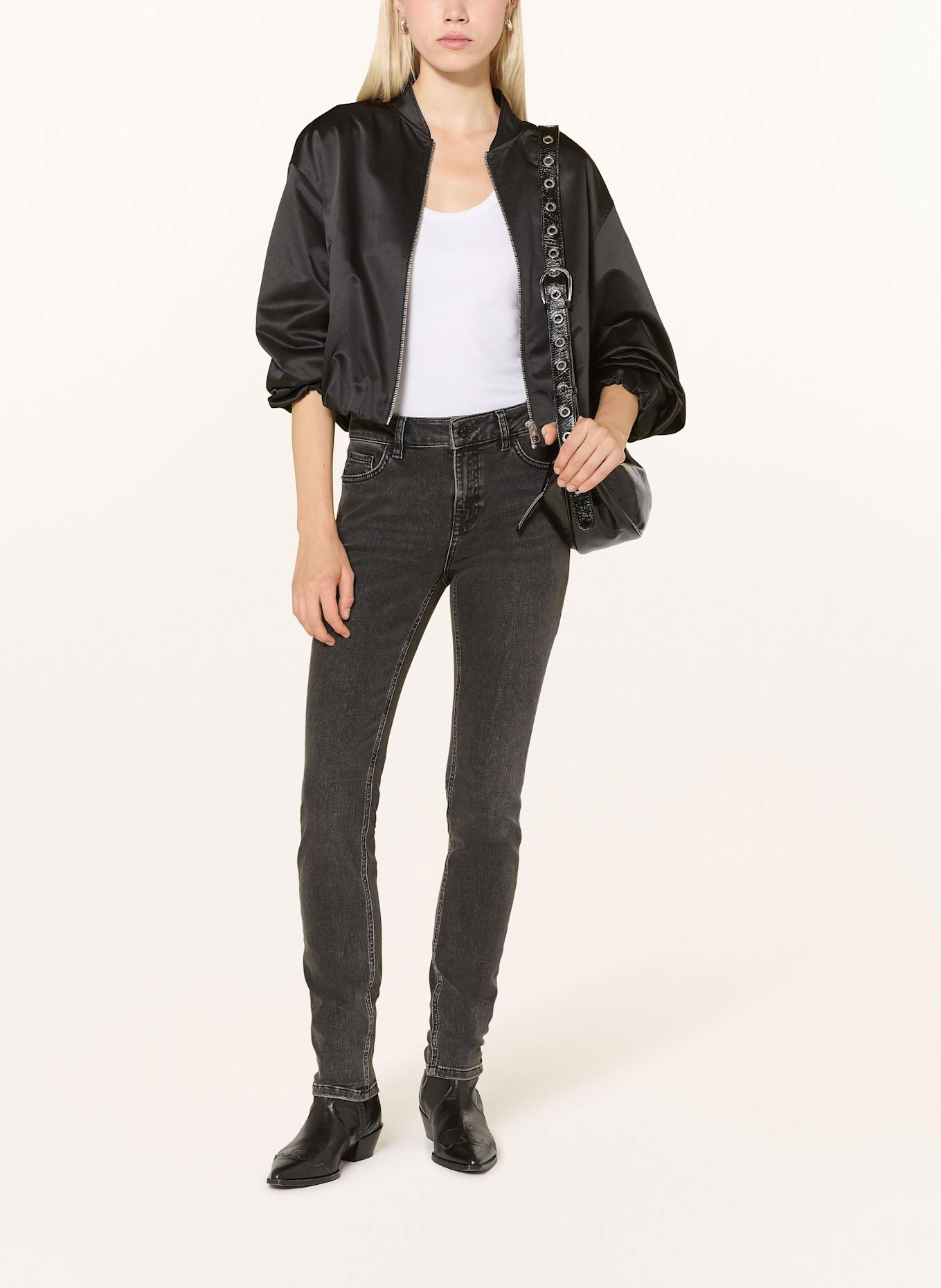 MOS MOSH Jeansy skinny MMVICE: 801 BLACK