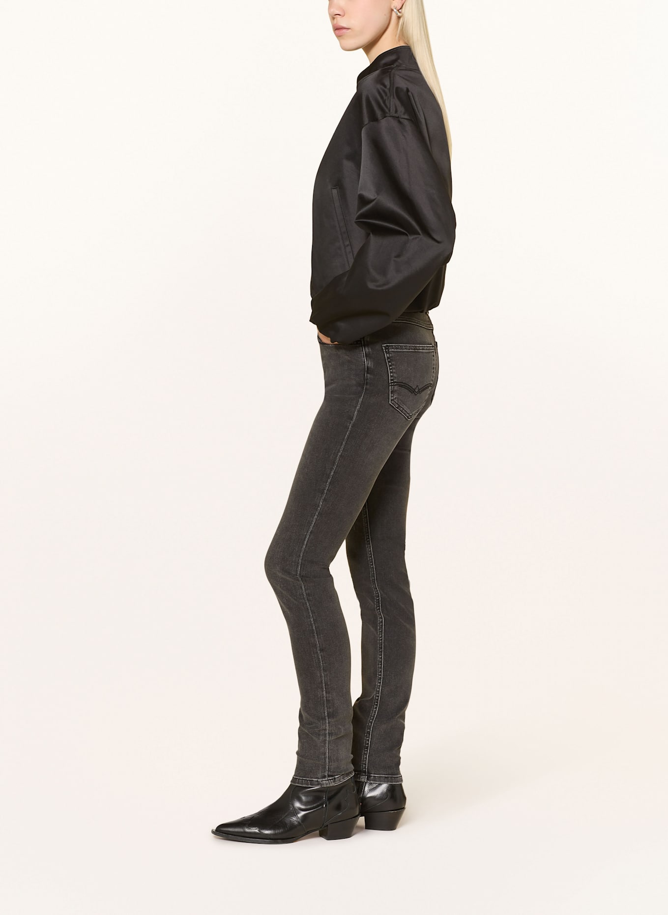 MOS MOSH Jeansy skinny MMVICE: 801 BLACK