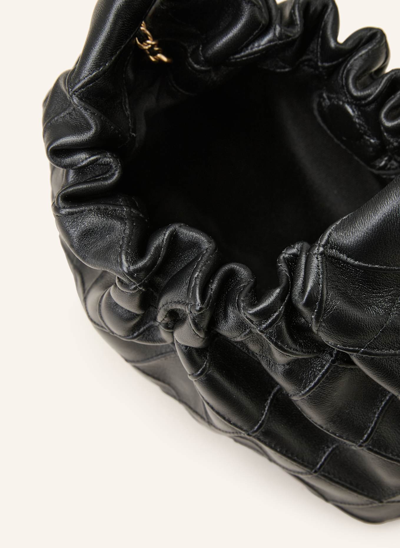 TORY BURCH Beuteltasche FLEMING: SCHWARZ