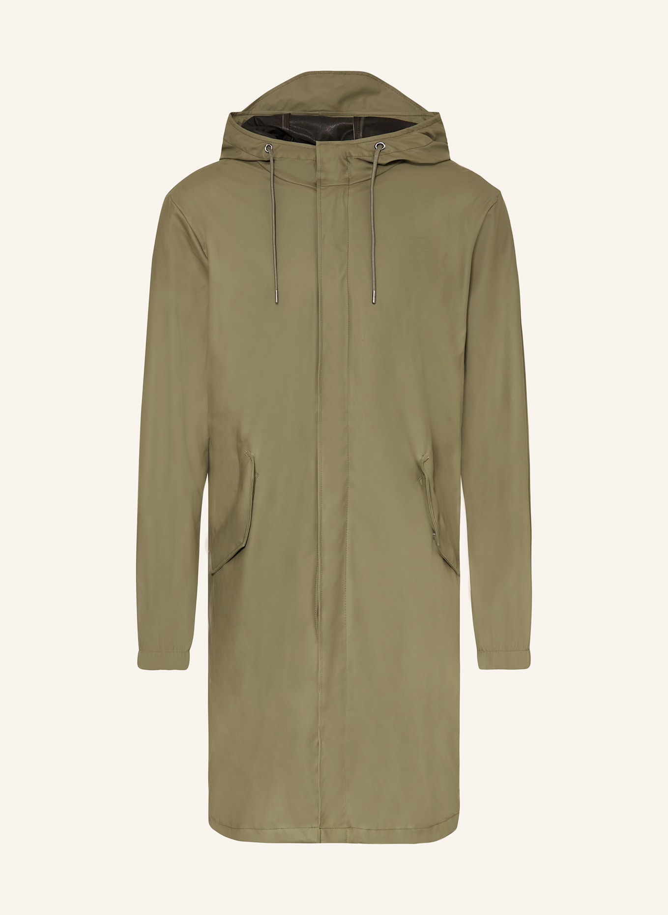 RAINS Rain jacket: DARK GREEN