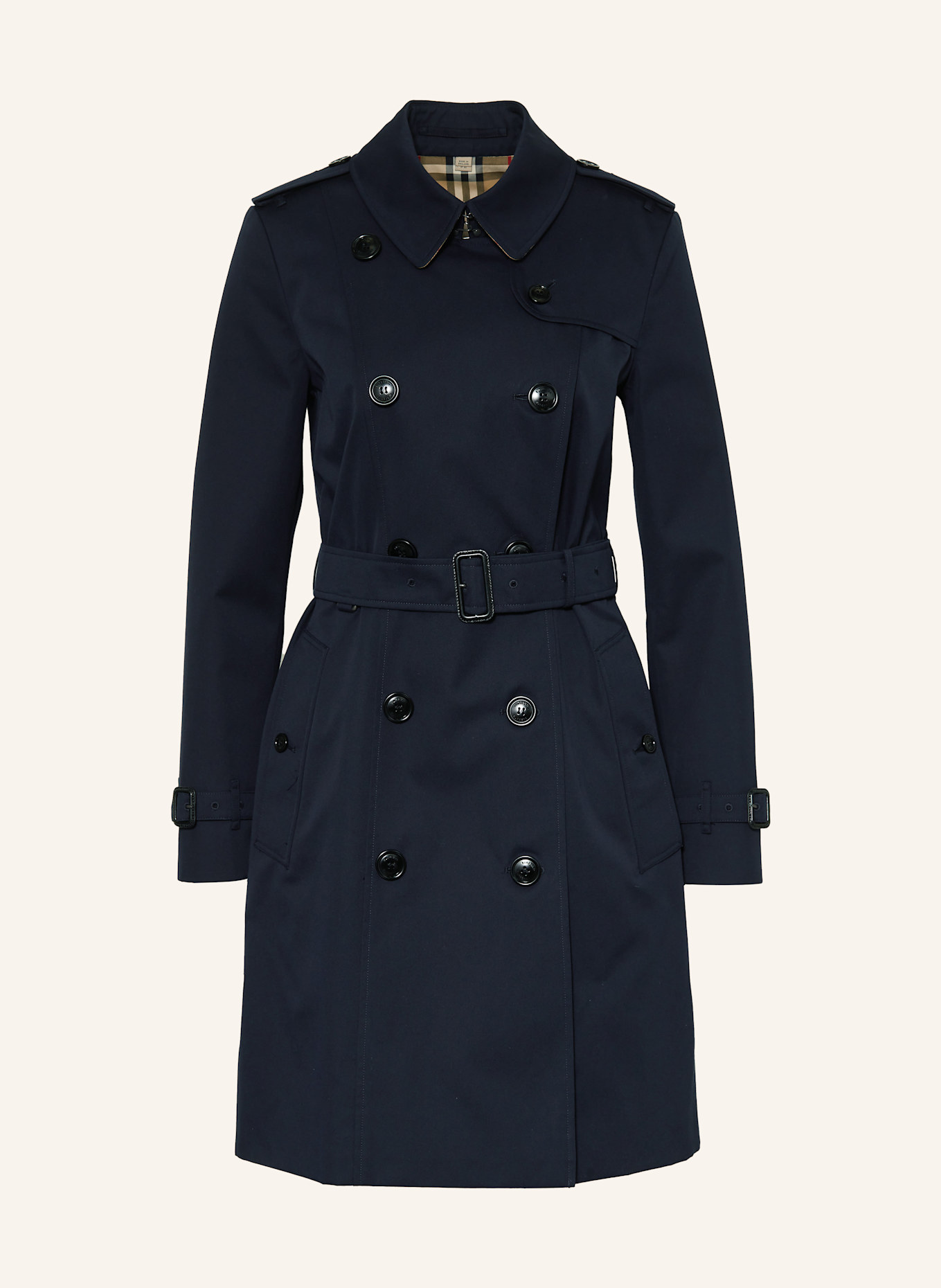BURBERRY Trench coat: DARK BLUE