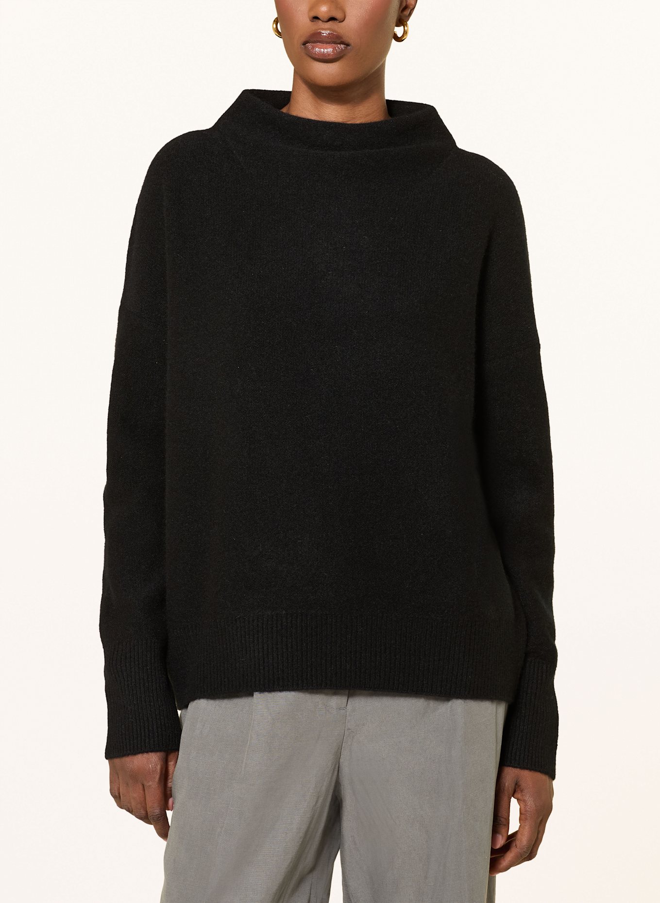 VINCE Cashmere-Pullover: SCHWARZ