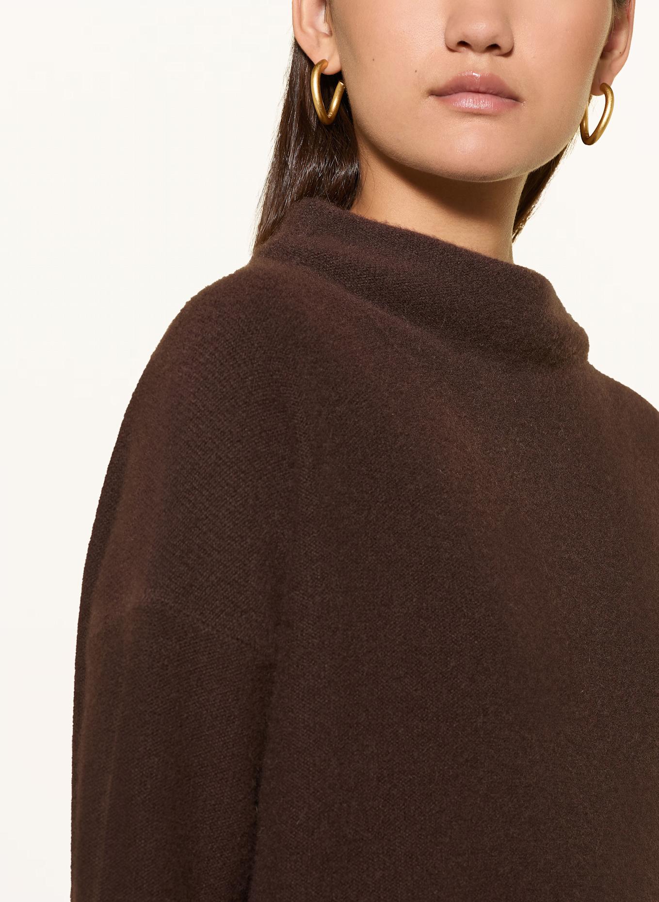VINCE Cashmere sweater: DARK BROWN
