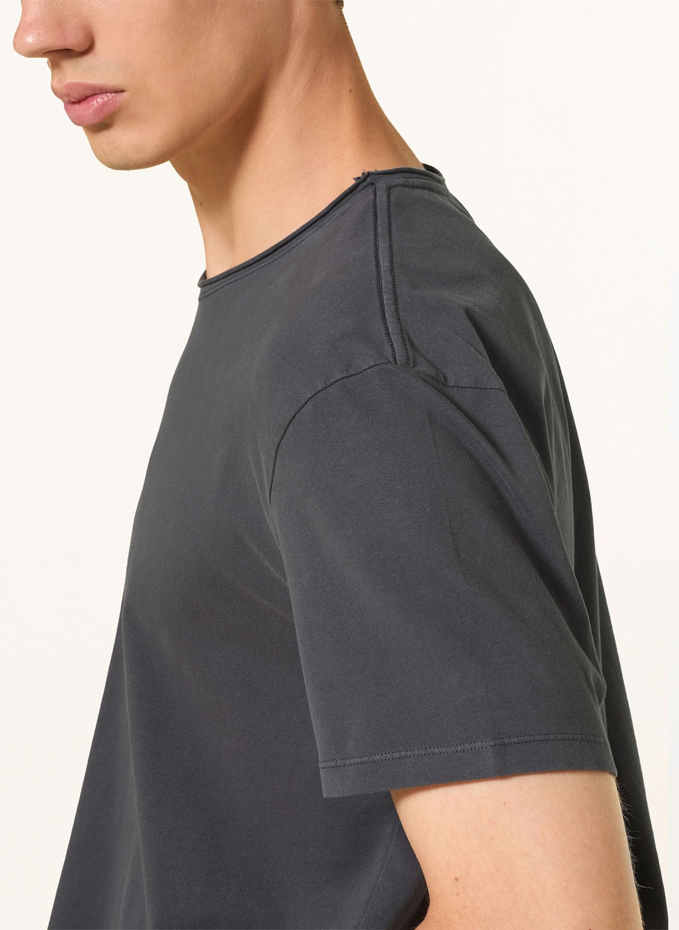 ALLSAINTS T-Shirt BODEGA: DUNKELGRAU