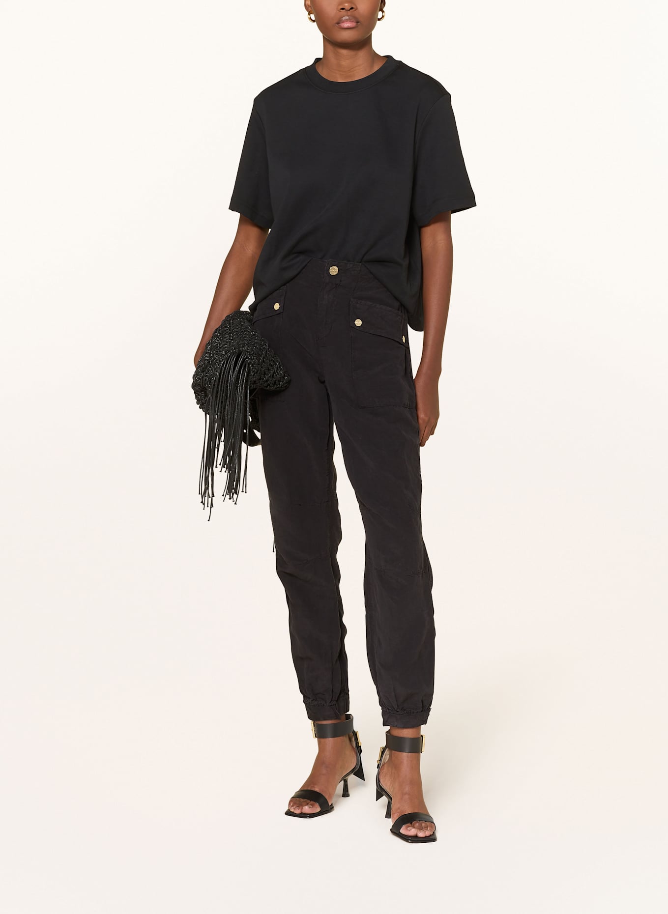 ALLSAINTS T-Shirt LISA: SCHWARZ