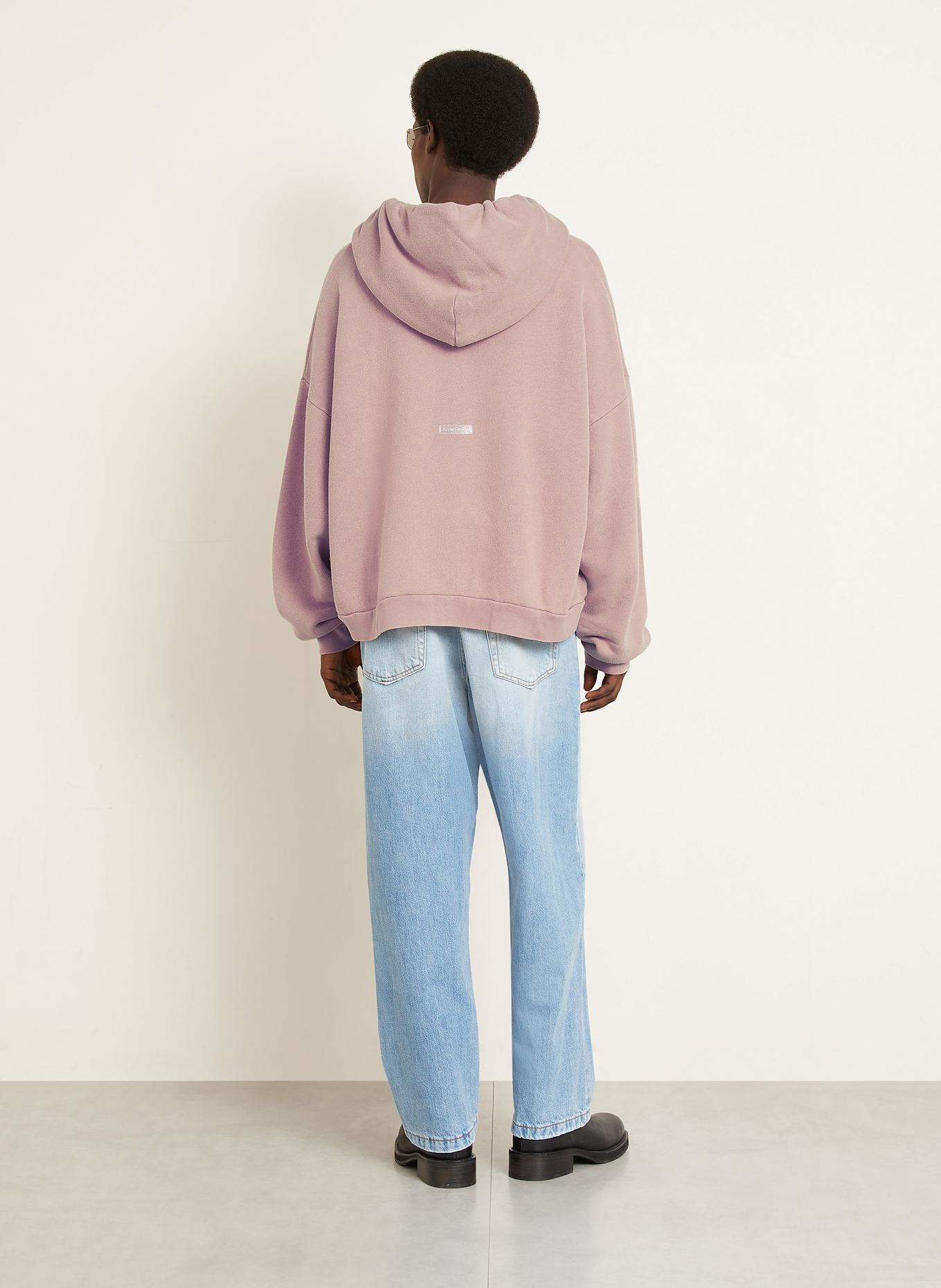 Acne Studios Oświadczenie o Dostępności oversize: BLADORÓŻOWY
