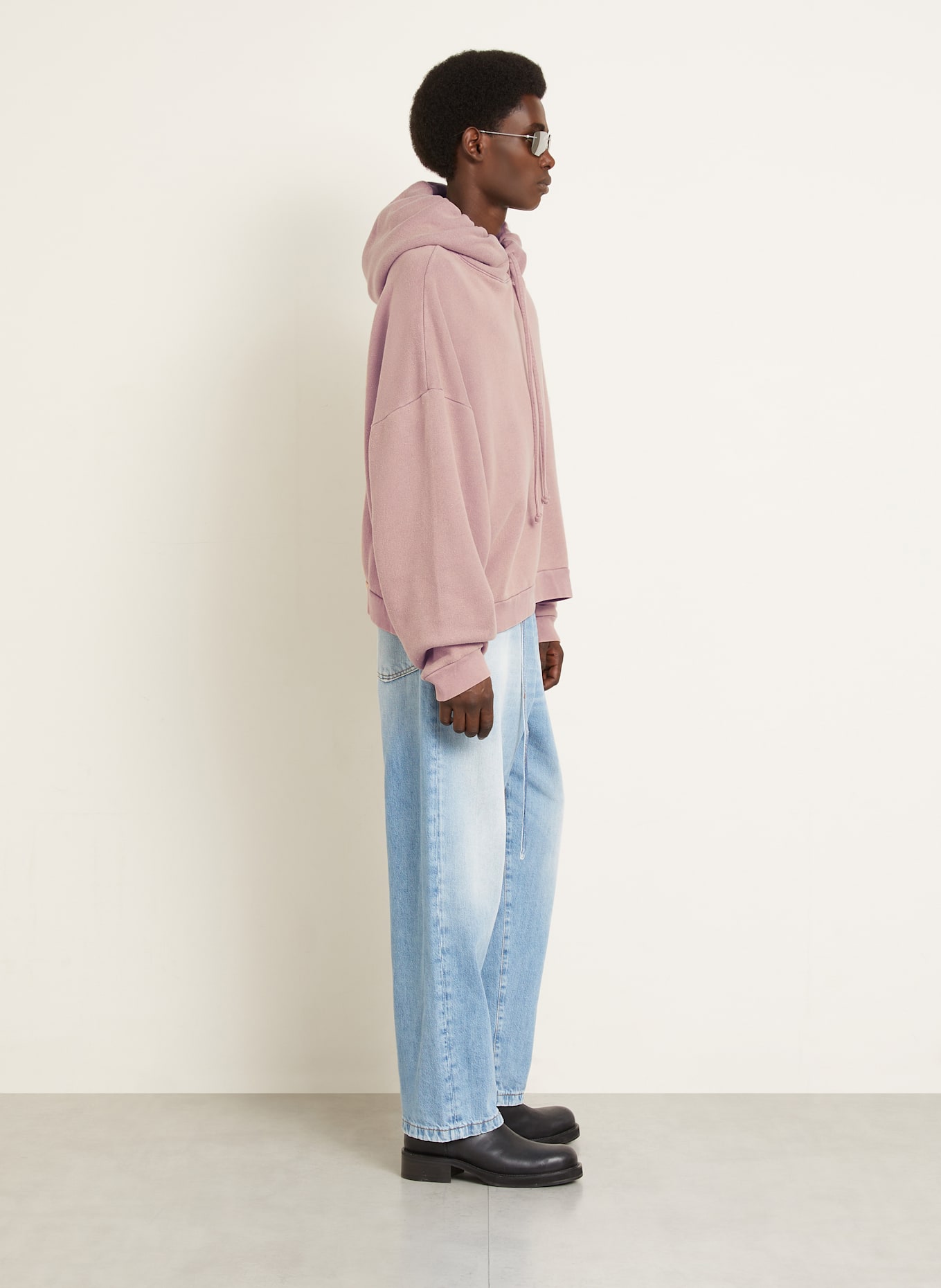 Acne Studios Oświadczenie o Dostępności oversize: BLADORÓŻOWY
