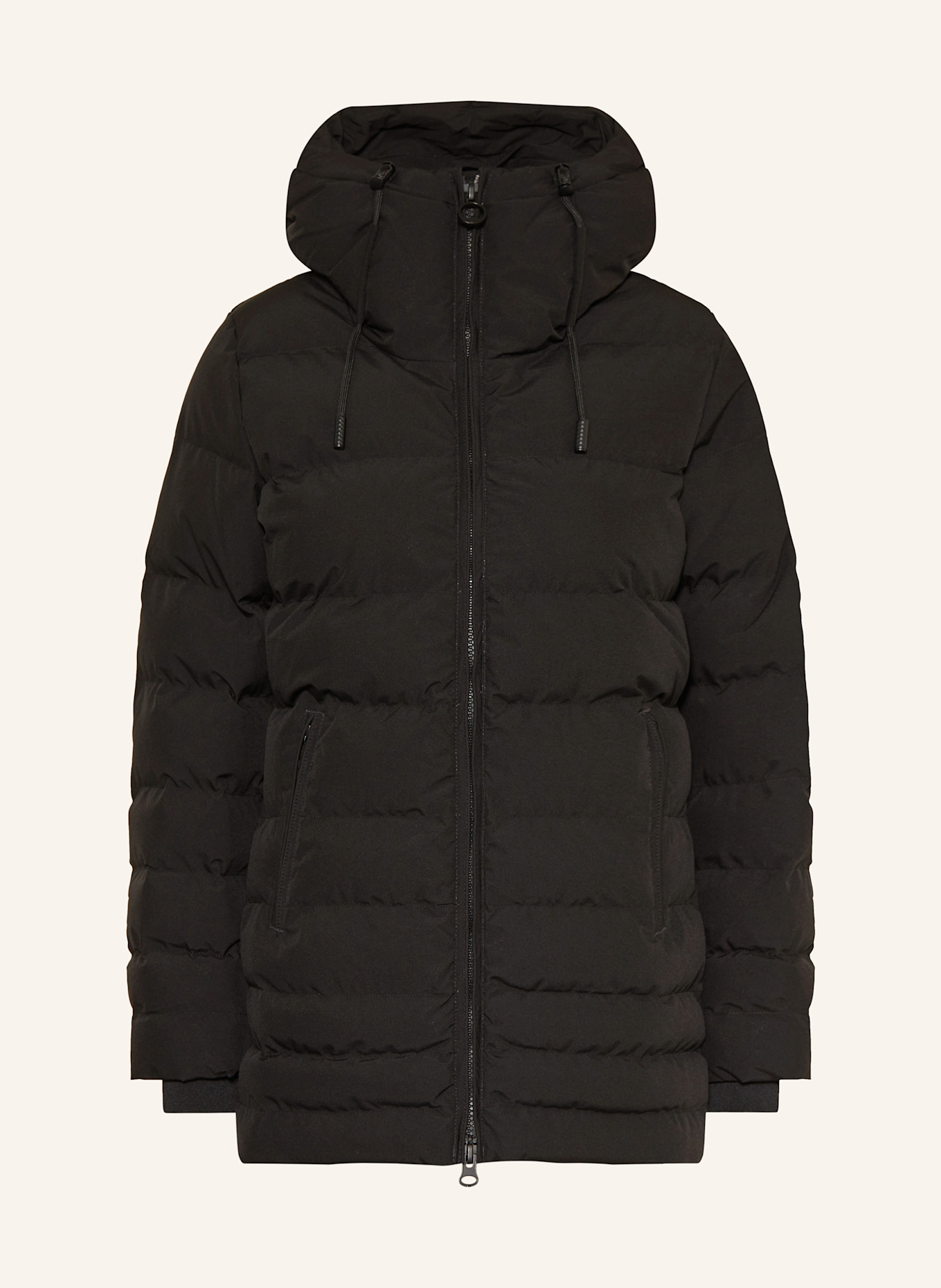 WELLENSTEYN Steppjacke CORDOBA mit DUPONT™ SORONA®-Isolierung: SCHWARZ