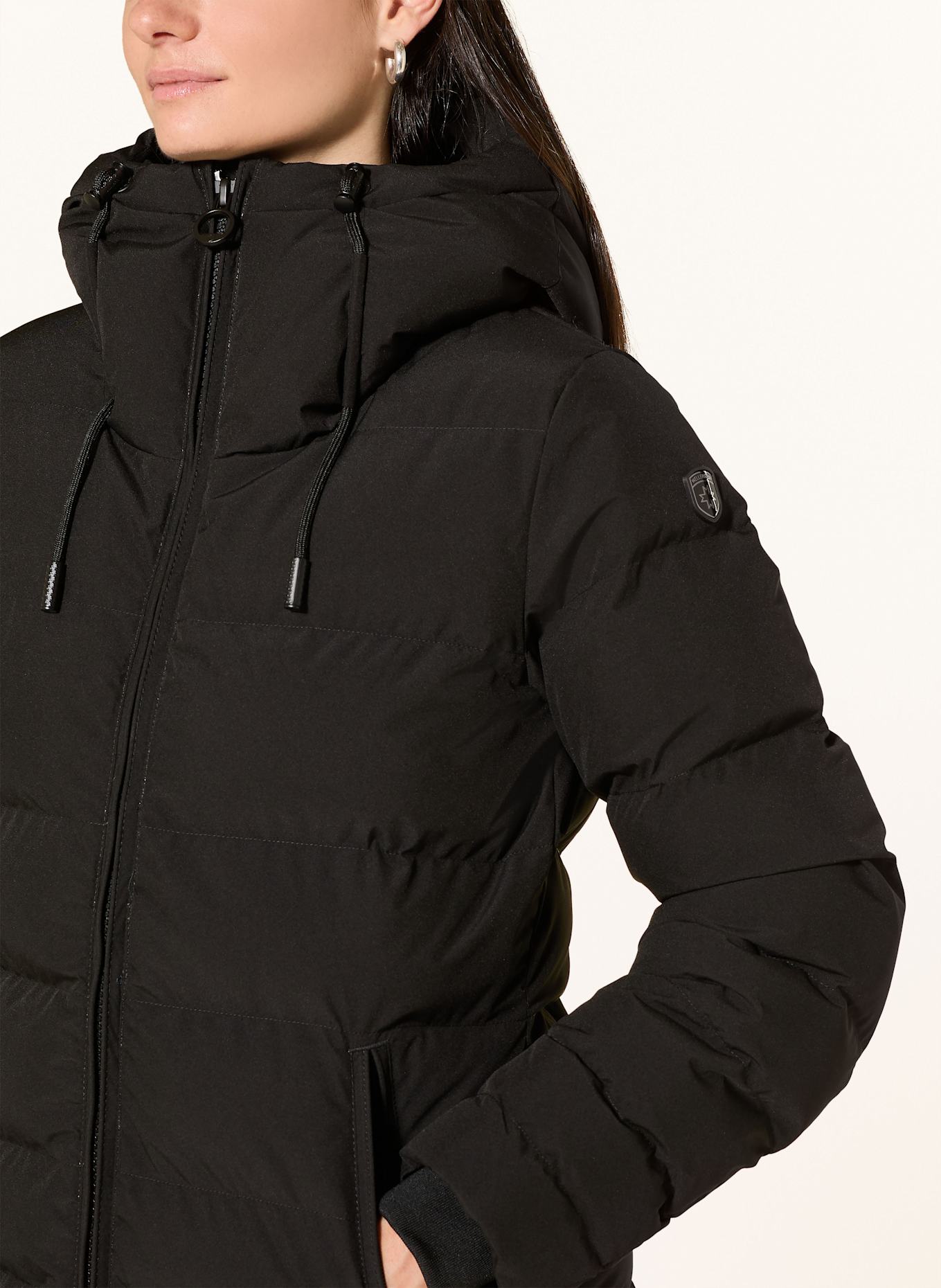 WELLENSTEYN Steppjacke CORDOBA mit DUPONT™ SORONA®-Isolierung: SCHWARZ