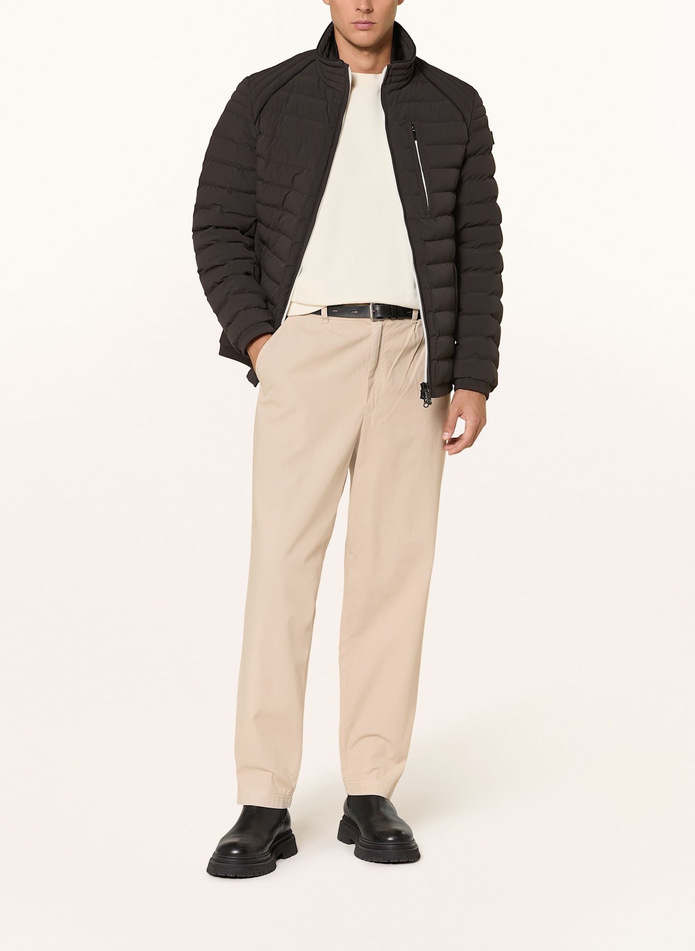 WELLENSTEYN Steppjacke MOLECULE: DUNKELGRAU