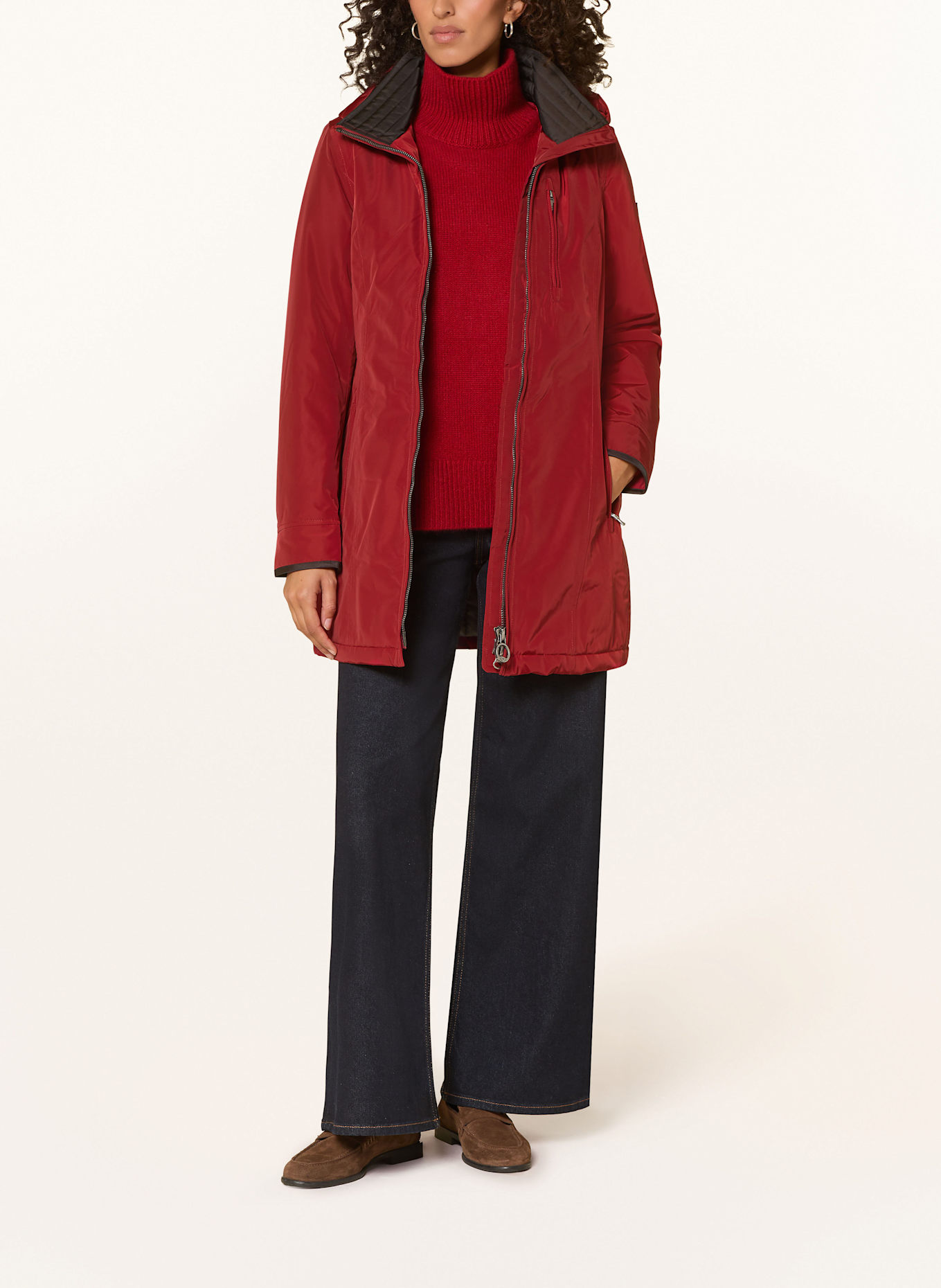 WELLENSTEYN Parka STOCKHOLM: ROUGE FONCÉ
