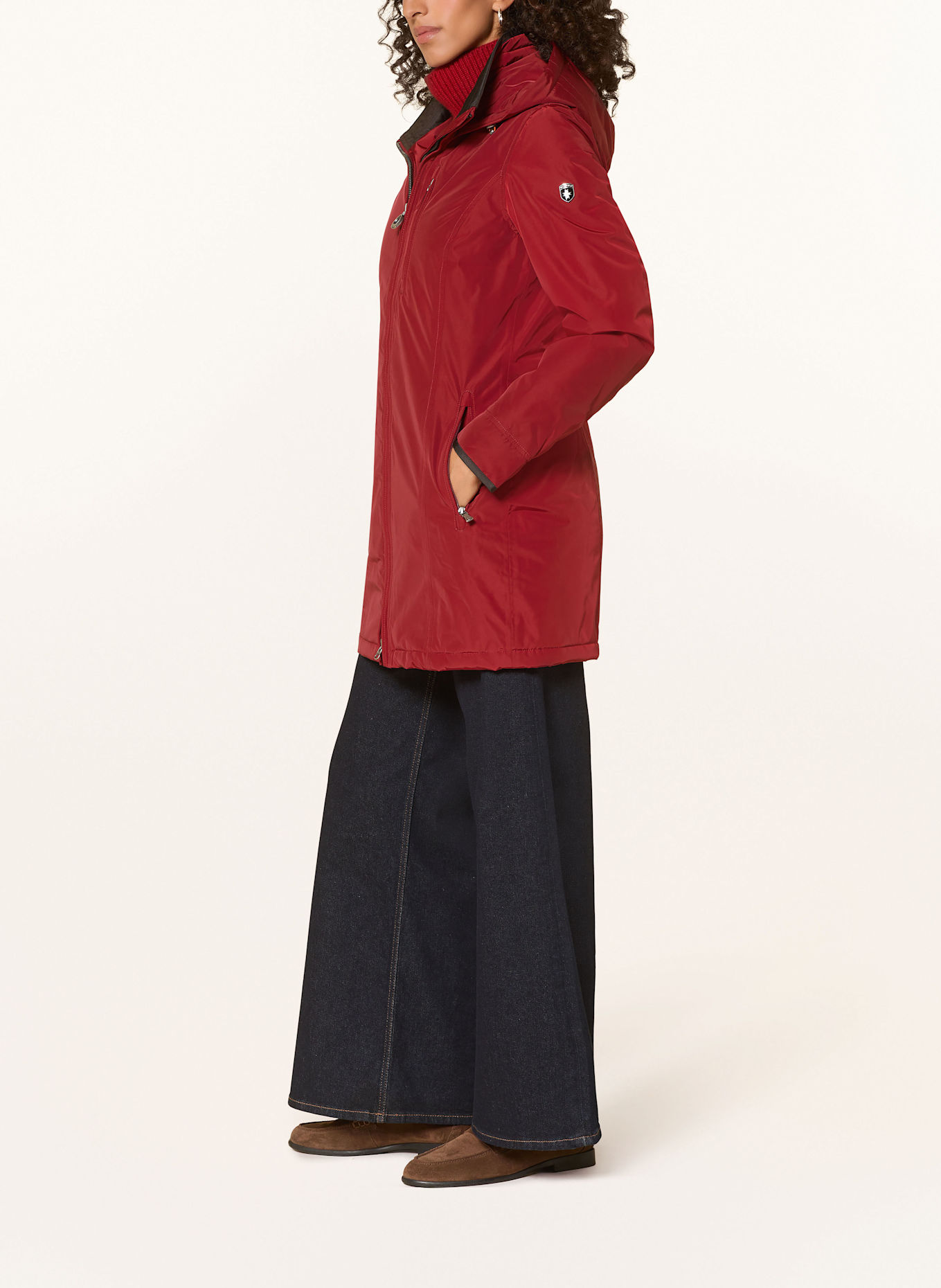 WELLENSTEYN Parka STOCKHOLM: ROUGE FONCÉ