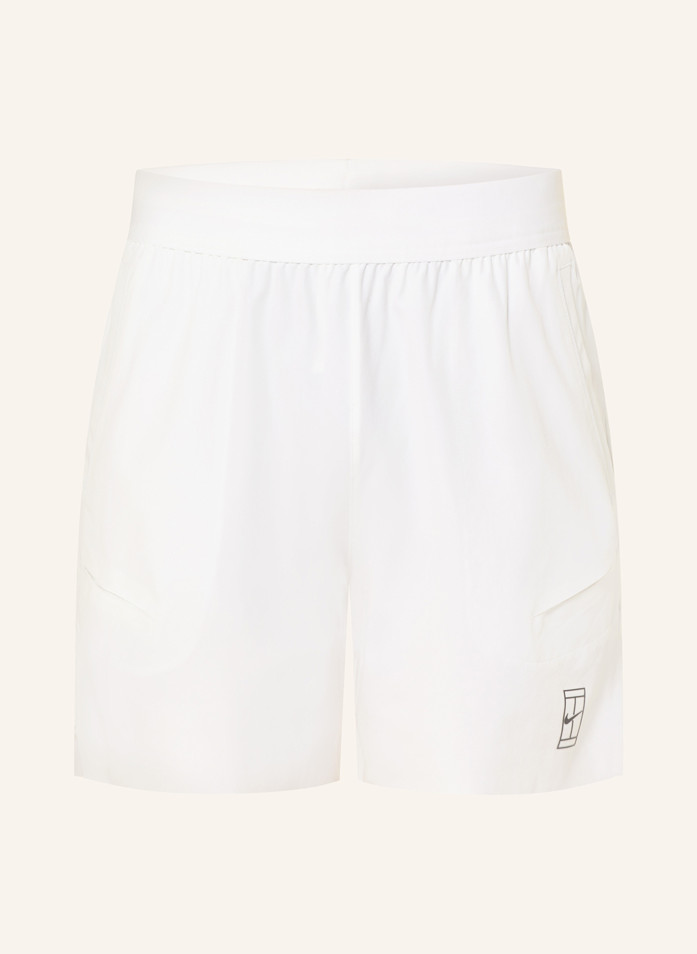 Nike Tennisshorts COURT ADVANTAGE: WEISS