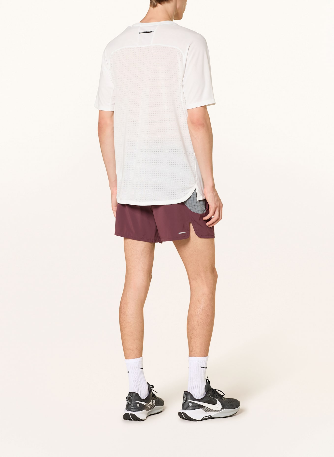 Nike Running shirt SOLAR CHASE: WHITE