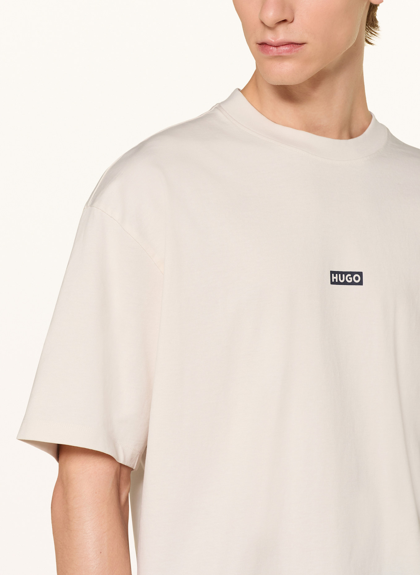 HUGO BLUE T-shirt NALONO: ECRU