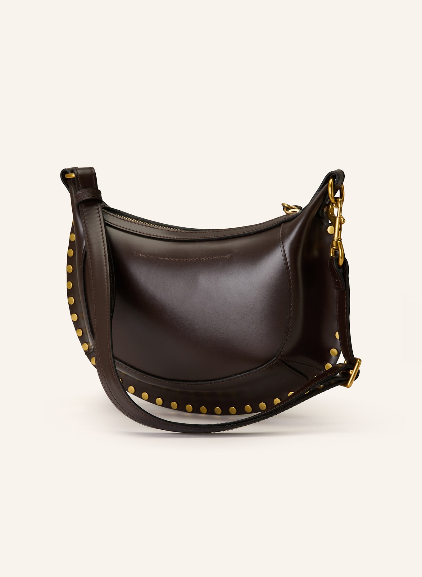 ISABEL MARANT Umhängetasche OSKAN MOON: DUNKELBRAUN