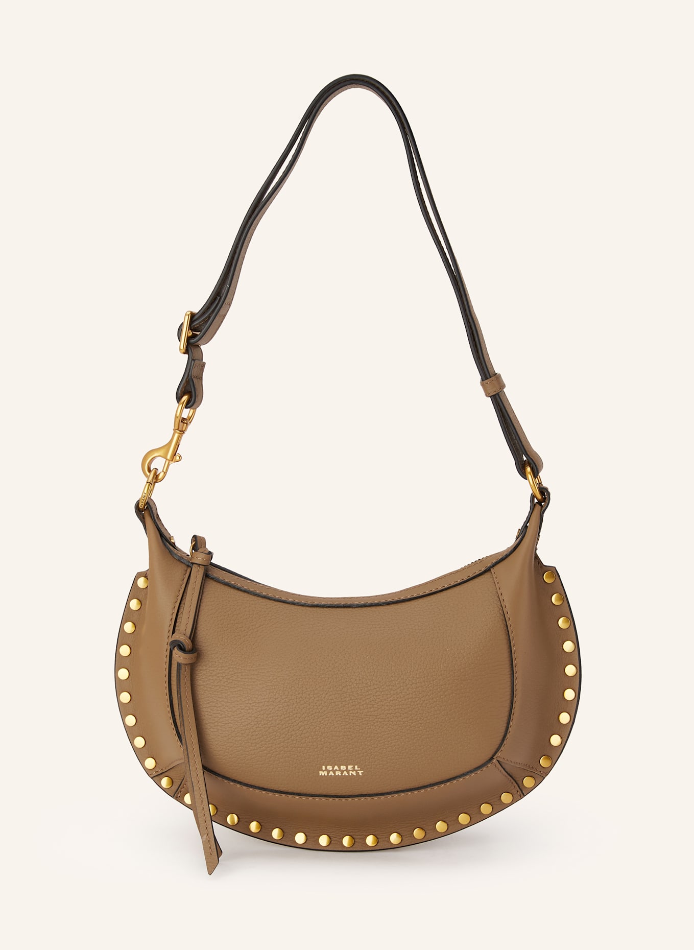 ISABEL MARANT Schultertasche OSKAN MOON: KHAKI